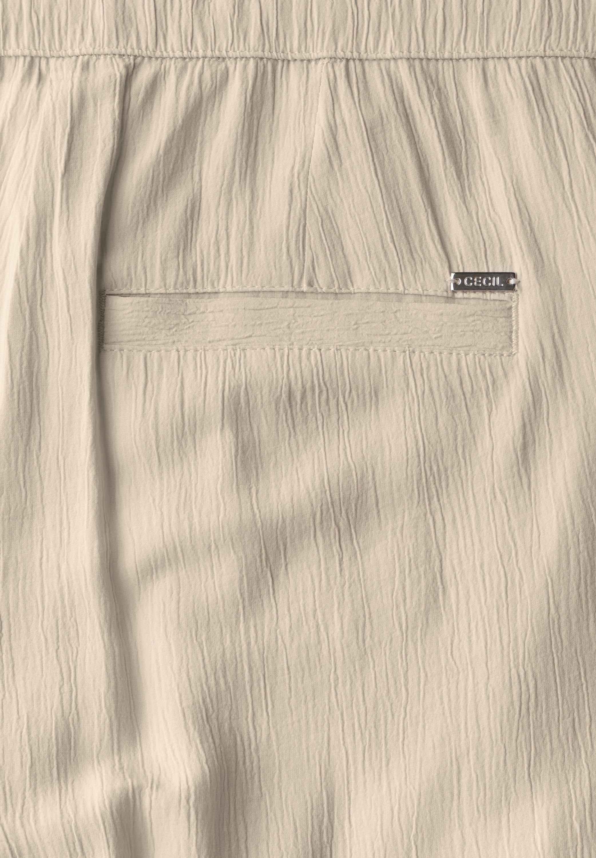Cecil Stoffhose »Style Neele«, mit elastischem Bund und Tunnelzug