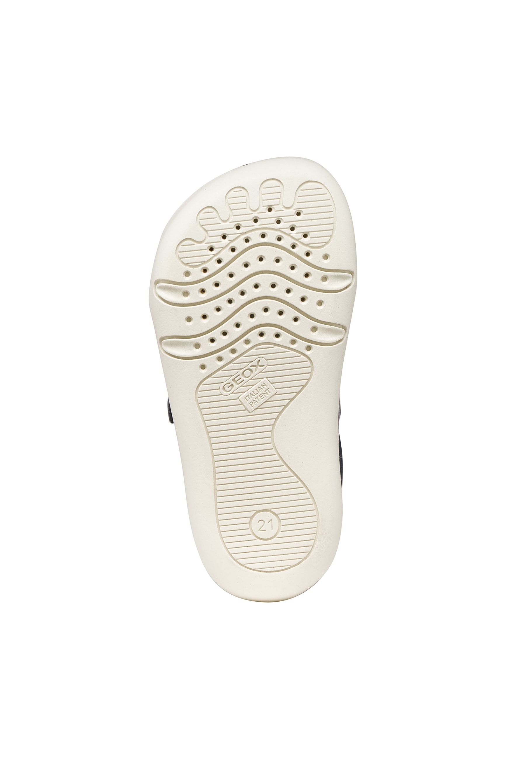 Geox Barfußschuh »B STEPPIEUP BOY«  Babyschuh, hochgezogener Vorderkappe, Größenschablone zum Download