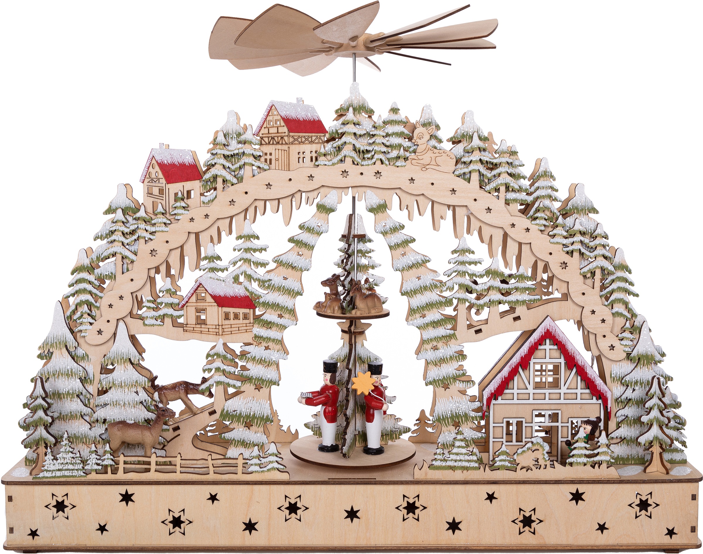 Myflair Möbel & Accessoires LED Schwibbogen »Weihnachtsdeko« 1 Stk. aus Hol günstig online kaufen