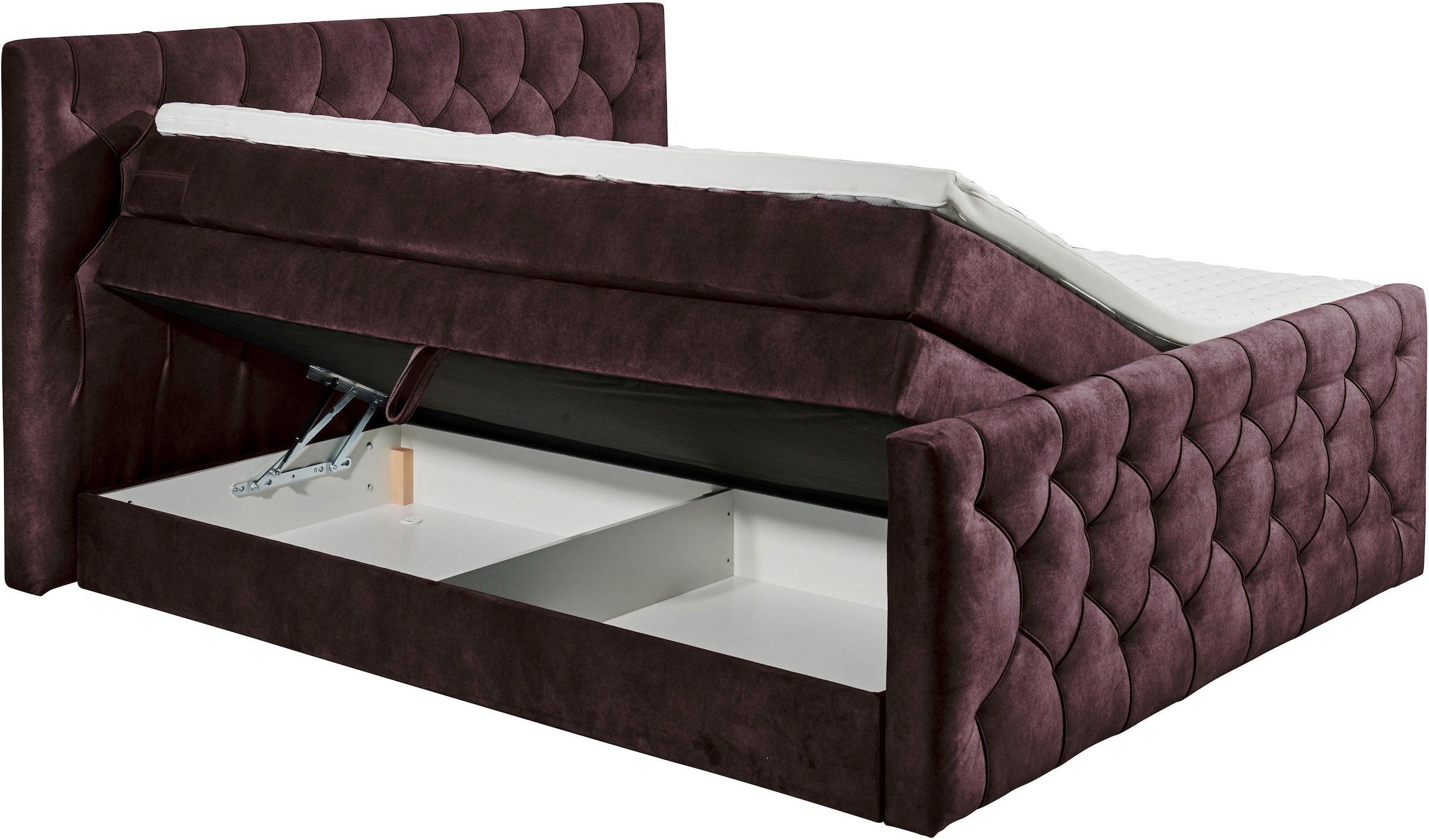 ED EXCITING DESIGN Topper online Bettkästen Klimaband zwei »Cashfield«, einem bestellen und Boxspringbett mit inkl. (180x200cm)
