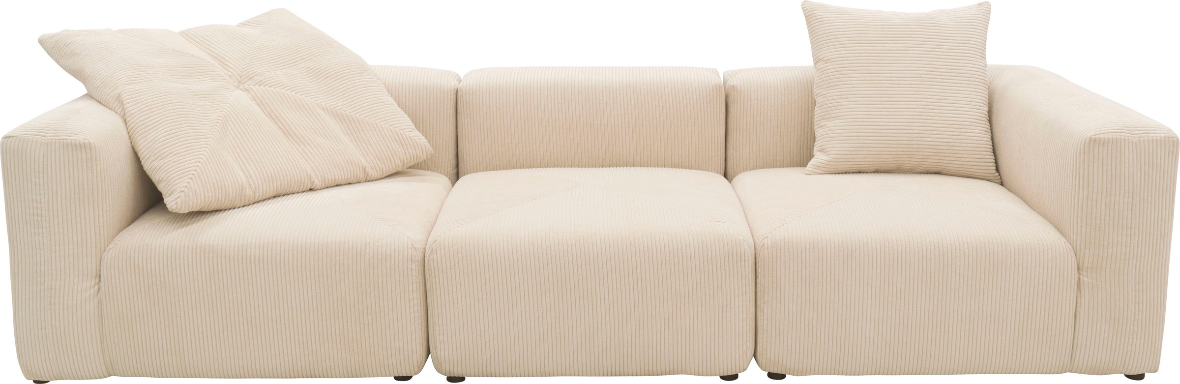 RAUM.ID Big-Sofa »Gerrid«, Cord-Bezug, bestehend aus Modulen: 2 Eck- und ei günstig online kaufen