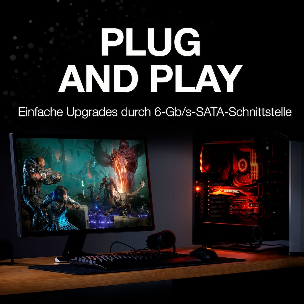 Seagate Gaming-SSD »FireCuda 120«, 2,5 Zoll, Anschluss SATA III