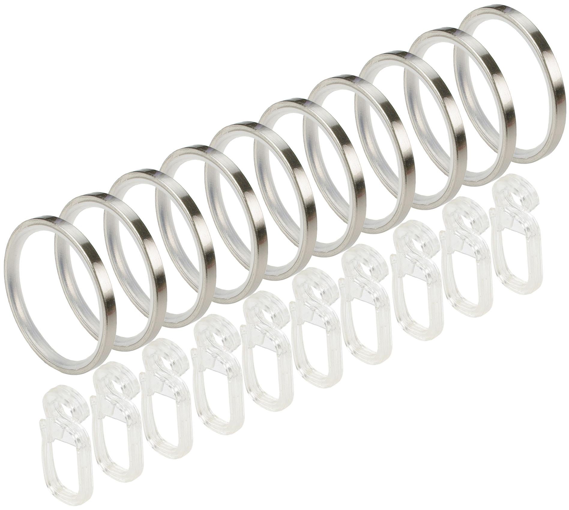 Liedeco Gardinenstange »CELZYLIN02SG2L«, 2 läufig-läufig, Fixmaß, 2-läufig im Fixmaß Ø 25/20 mm