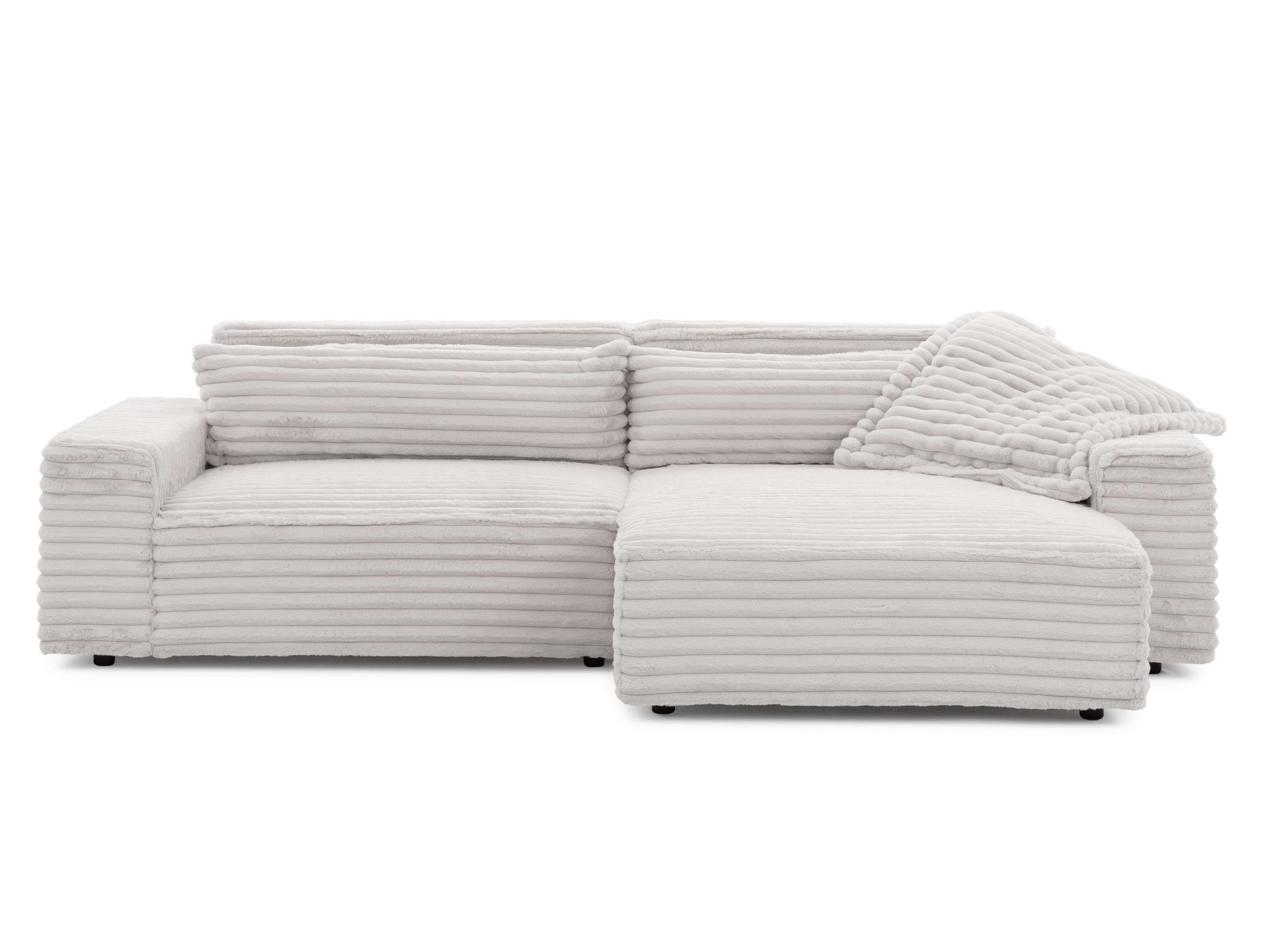 OTTO home Ecksofa »KINLEE Design-Sofa mit Recamiere rechts/links, Maße B/T/ günstig online kaufen