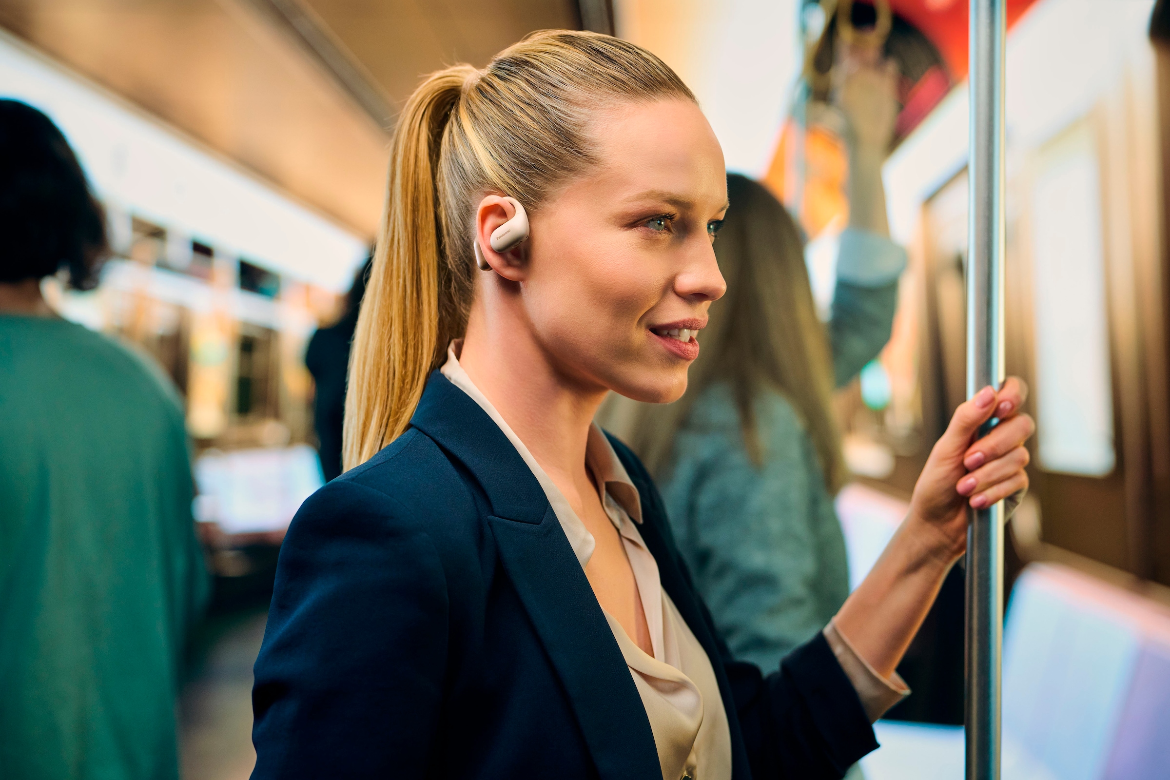 Panasonic Open-Ear-Kopfhörer »RB-F10«, Bluetooth-A2DP Bluetooth, Multi-Point-Verbindung-Noise-Cancelling