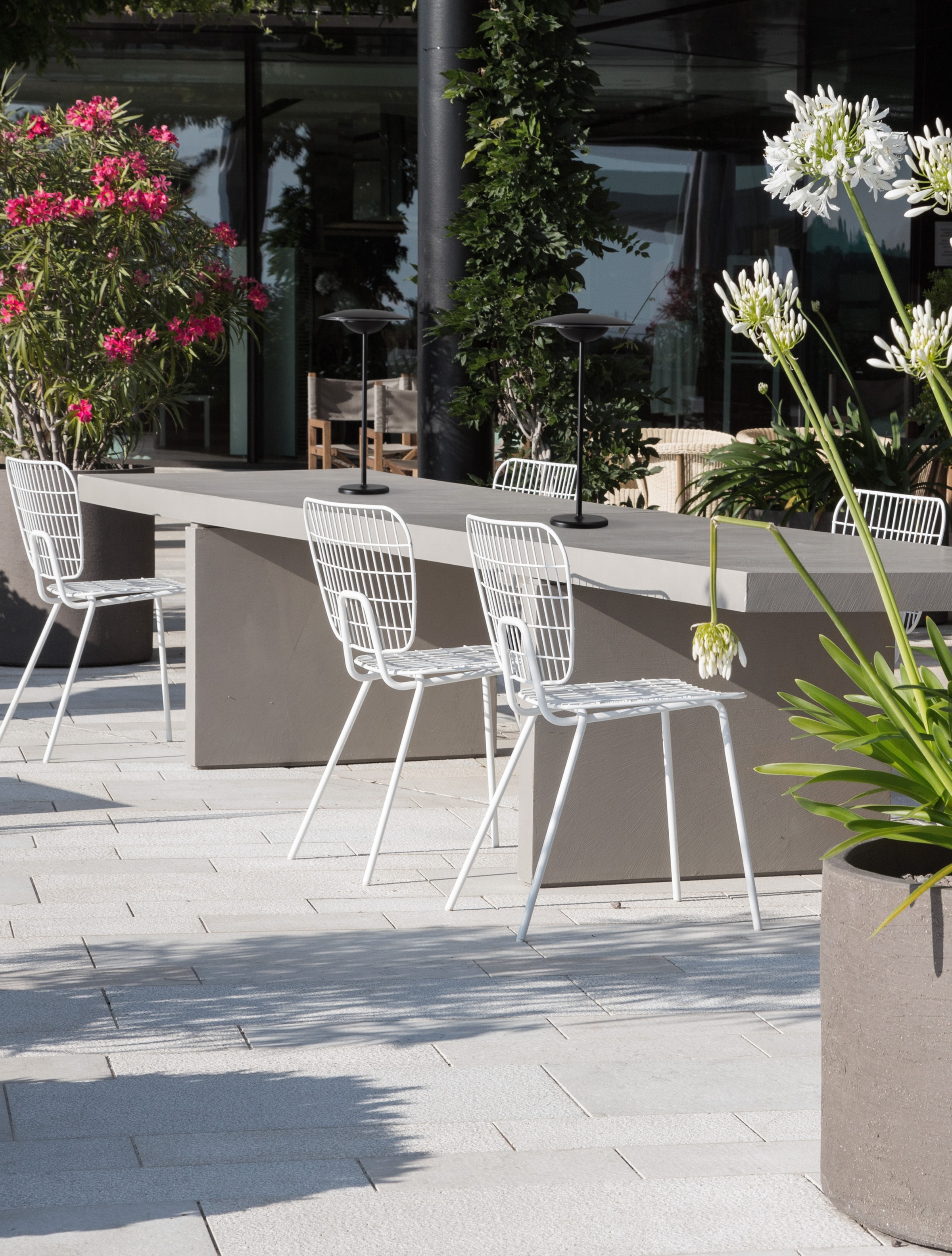 Nova Luce Außen-Tischleuchte »FABIO« LED-Modul 1 Stk. Warmweiß Dimmbar