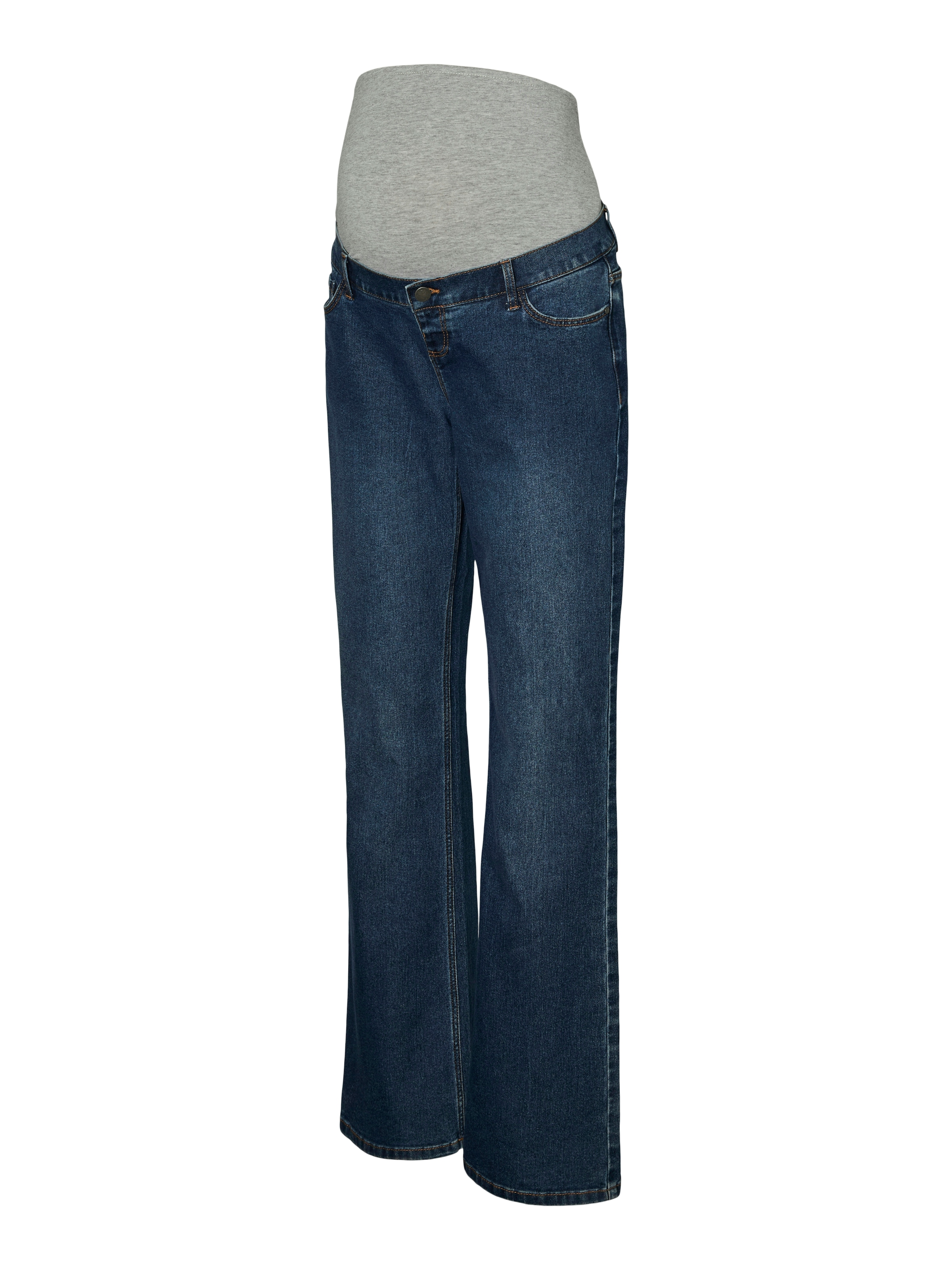 Mamalicious Umstandsjeans »MLEDINA FLARED DB JEANS NOOS«