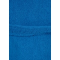 KangaROOS Unisex-Bademantel »Cassidy«, für Damen & Herren, mit Kapuze & Logostickerei, lang, einfarbiger Bademantel aus 100% Baumwolle mit Taschen