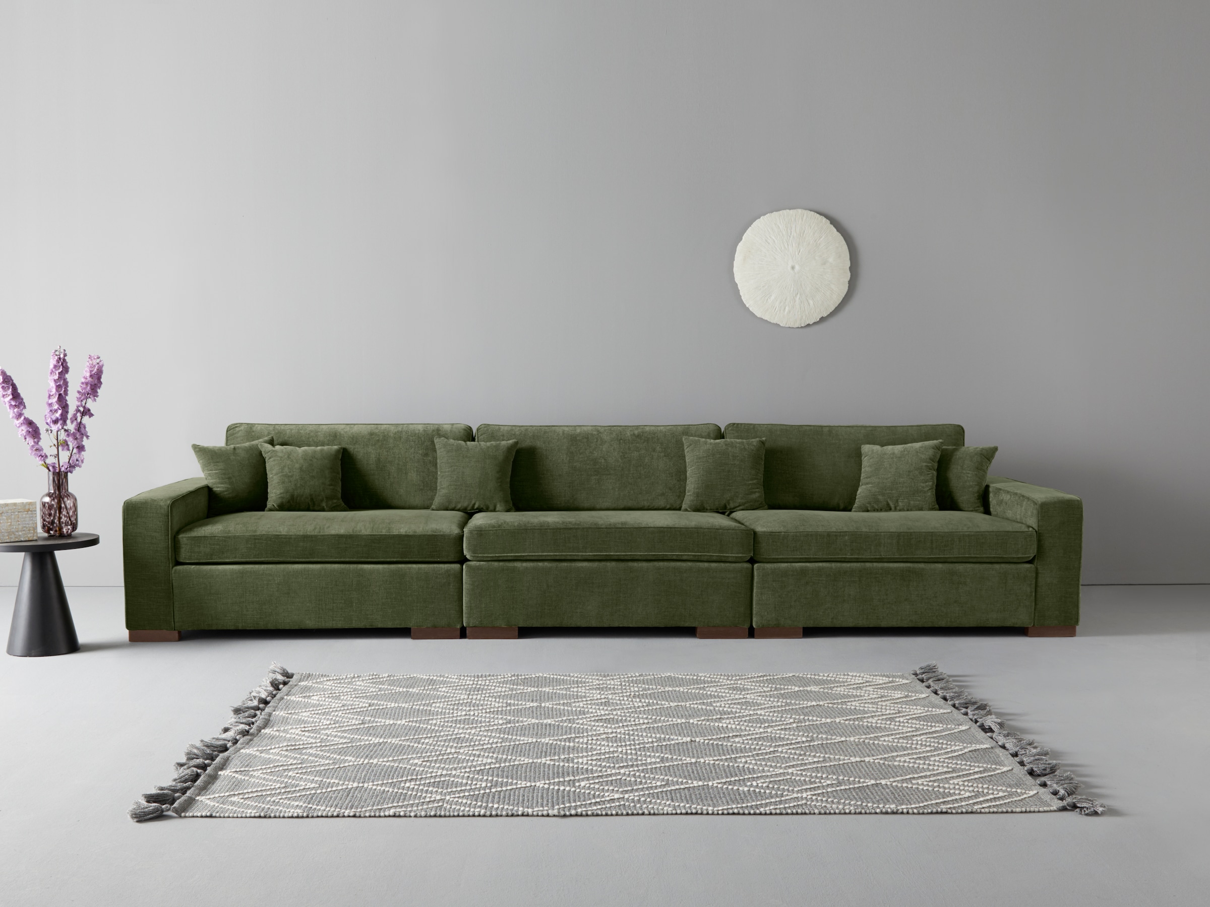 Home affaire 3-Sitzer »Skara XXL«, Lounge-Sofa XXL mit Federkern-Polsterung günstig online kaufen