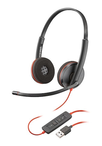 Headset »Blackwire C3220 binaural USB-A«, Noise-Cancelling-Stummschaltung