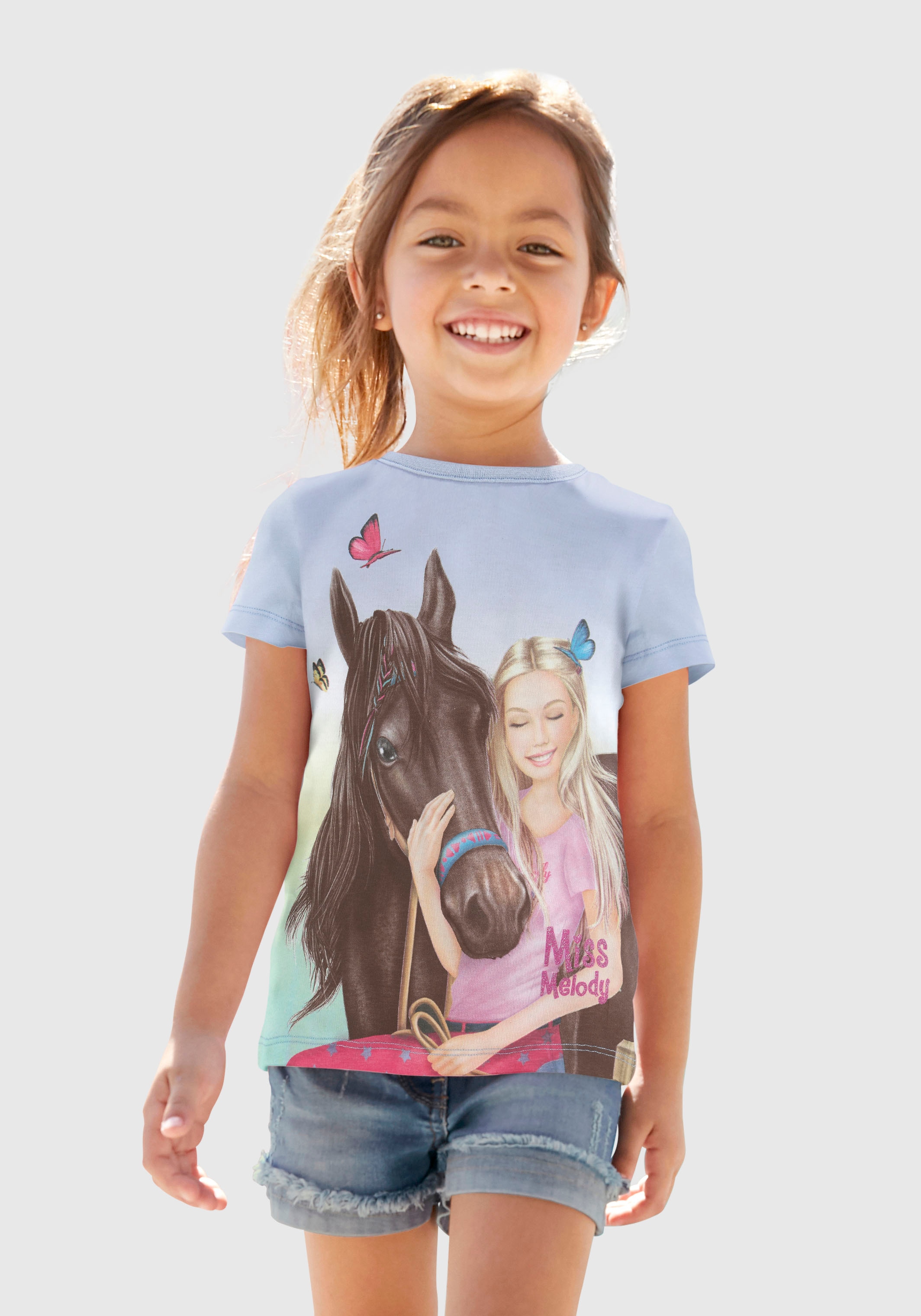 Miss Melody T-Shirt, mit schönem jetzt %Sale Pferdemotiv im