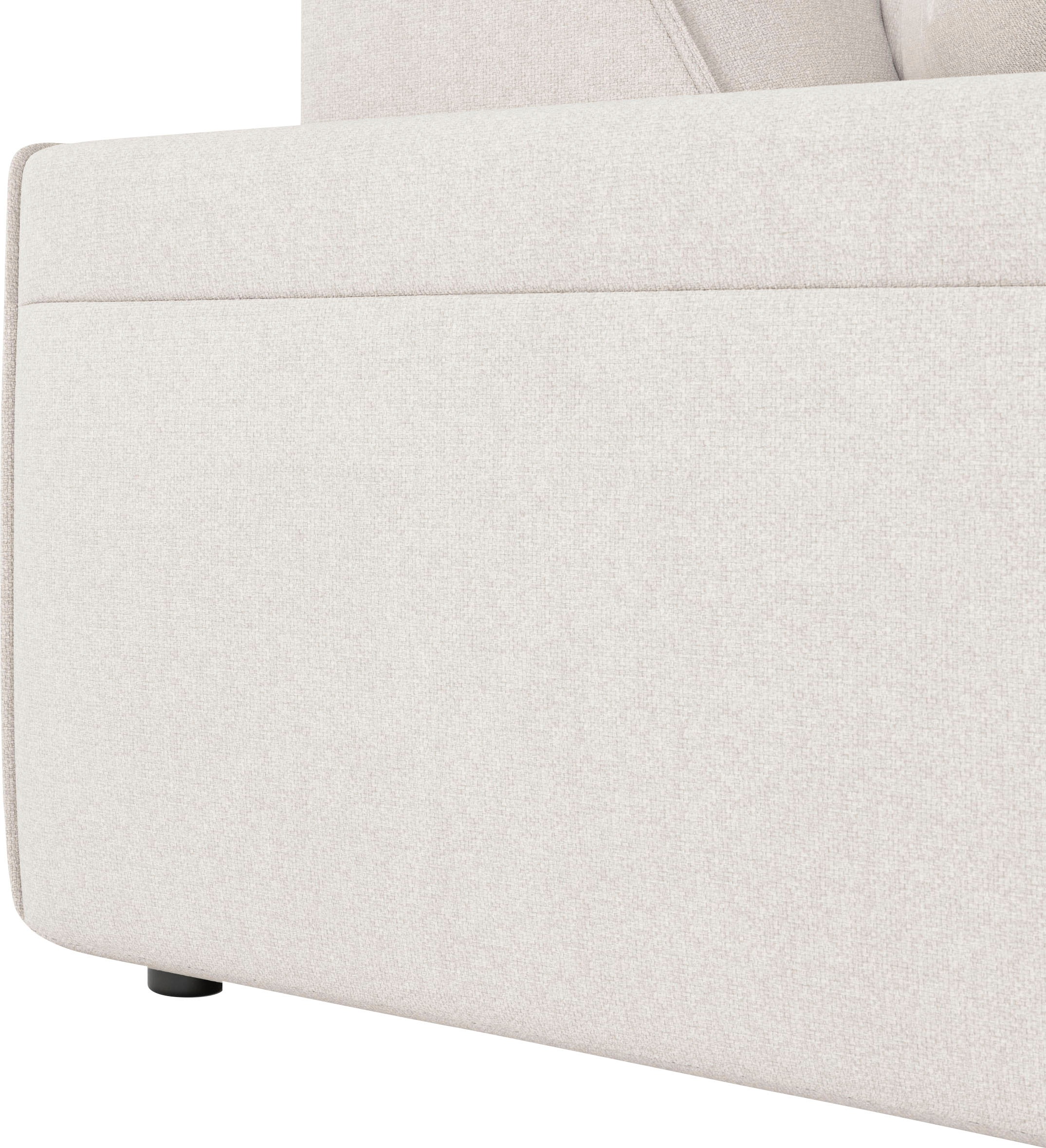andas Ecksofa »Glimminge L-Form auch in Breitcord, Feincord + Easy care-Bezug,«, Breite 264, Zierkissen
