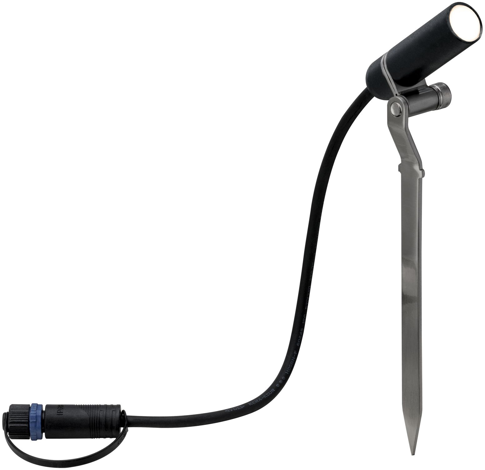 Paulmann LED Gartenstrahler »Plug & Shine«, 1 flammig-flammig, LED-Modul, 3000K 24V Anthrazit