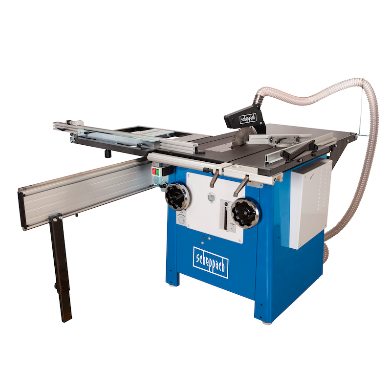 SCHEPPACH Tischkreissäge »»Precisa 6«« blau Schnitthöhe bei 90° max. 107 mm, bei 45° max. 77 mm