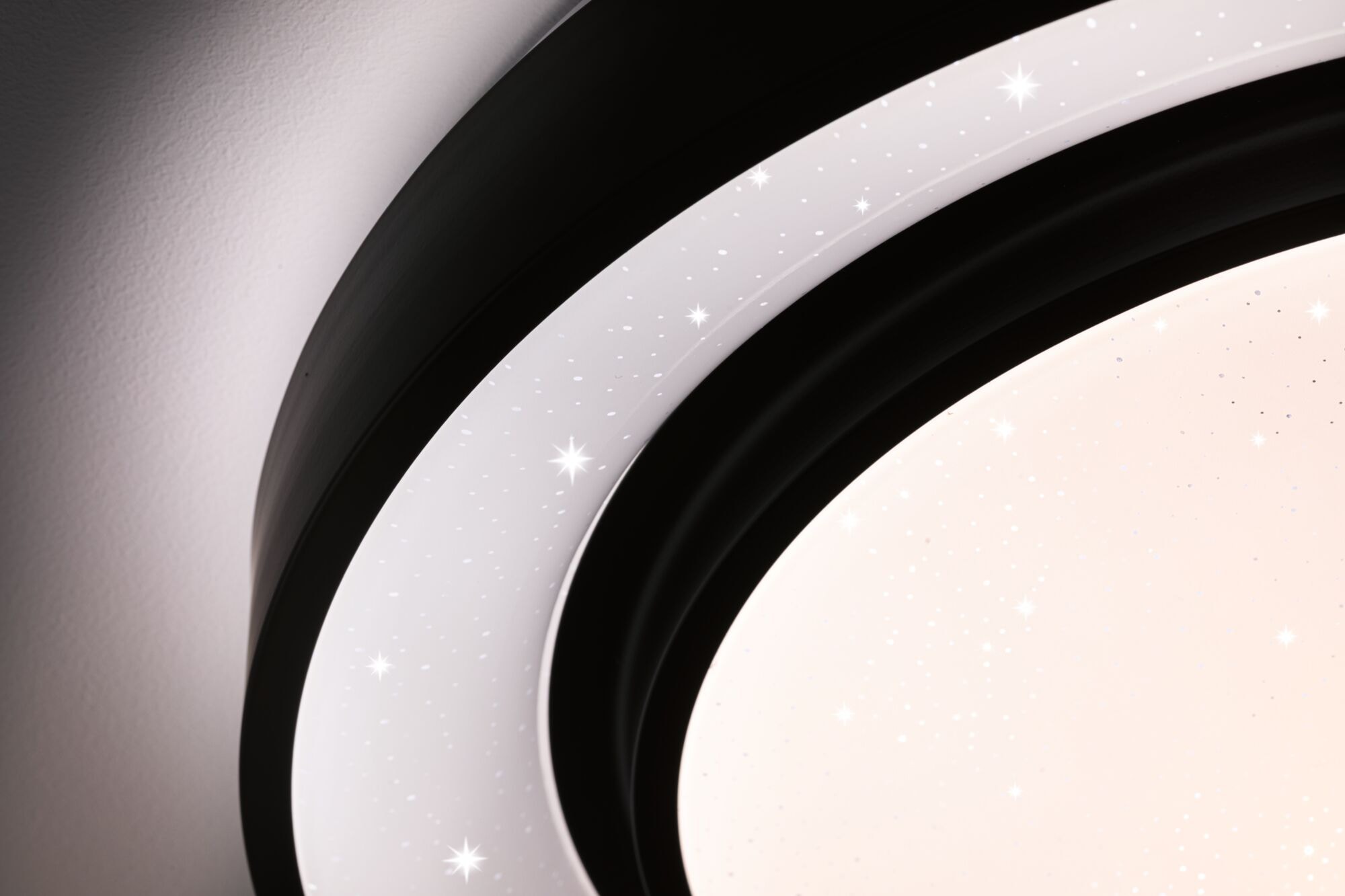Paulmann LED Deckenleuchte »Rainbow Dynamic 22W 375mm Weiß/Schwarz 230V«, 1 flammig, RGBW TunableWhite