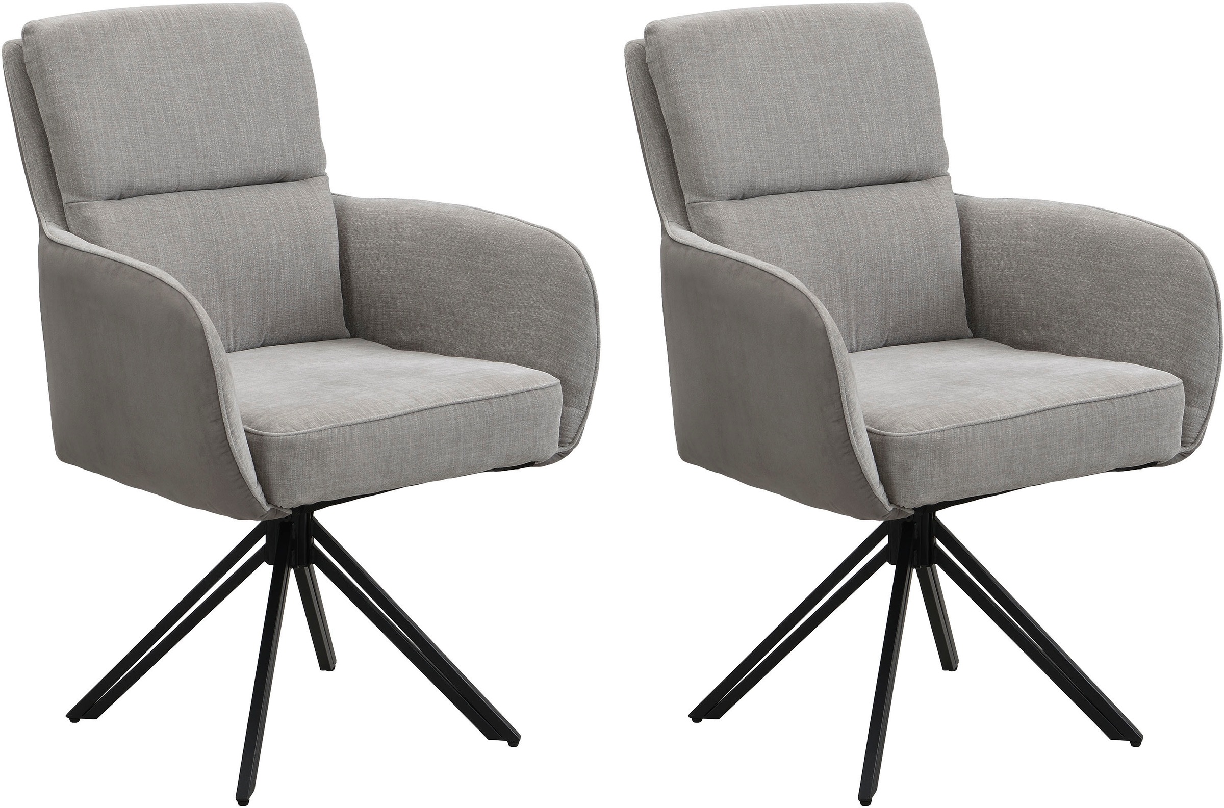 byLIVING Esszimmerstuhl »Tino«, (Set), 2 St., Webstoff-Microfaser, 360 Grad günstig online kaufen