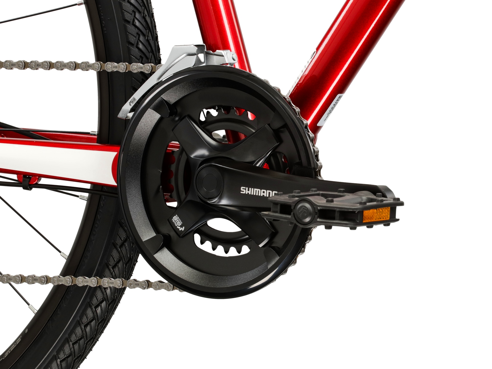 Kross Crossrad »Herren 28" Evado 4.0 rot 16 Gänge« 16 Gang Shimano ACERA M3020 Schaltwerk Kettenschaltung KROSS Crossrad Herren 28" Evado 4.0 rot 16 Gänge