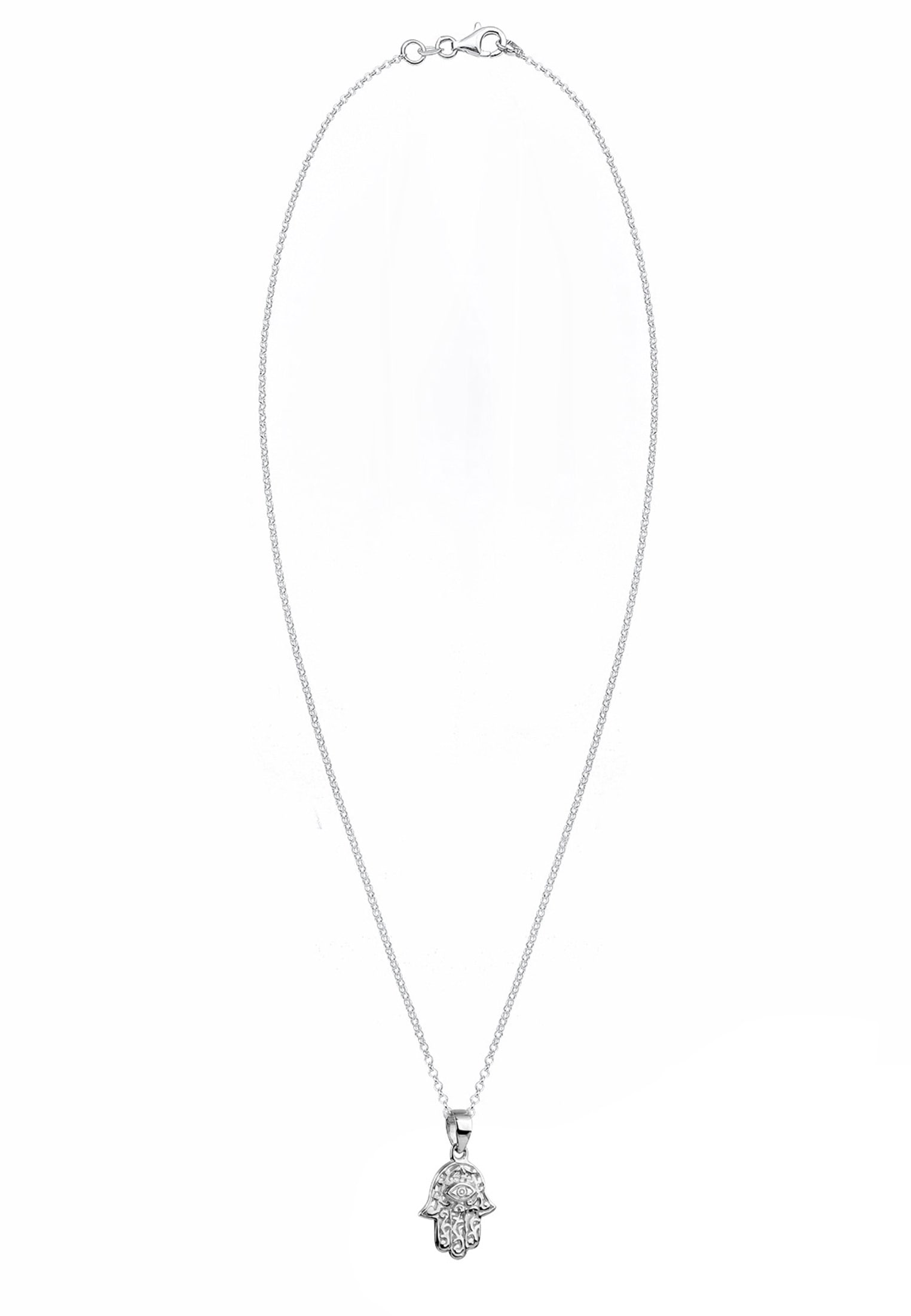 Nenalina Kette mit Anhänger »Hamsa Hand Symbol Ornament Anhänger 925 Silber«