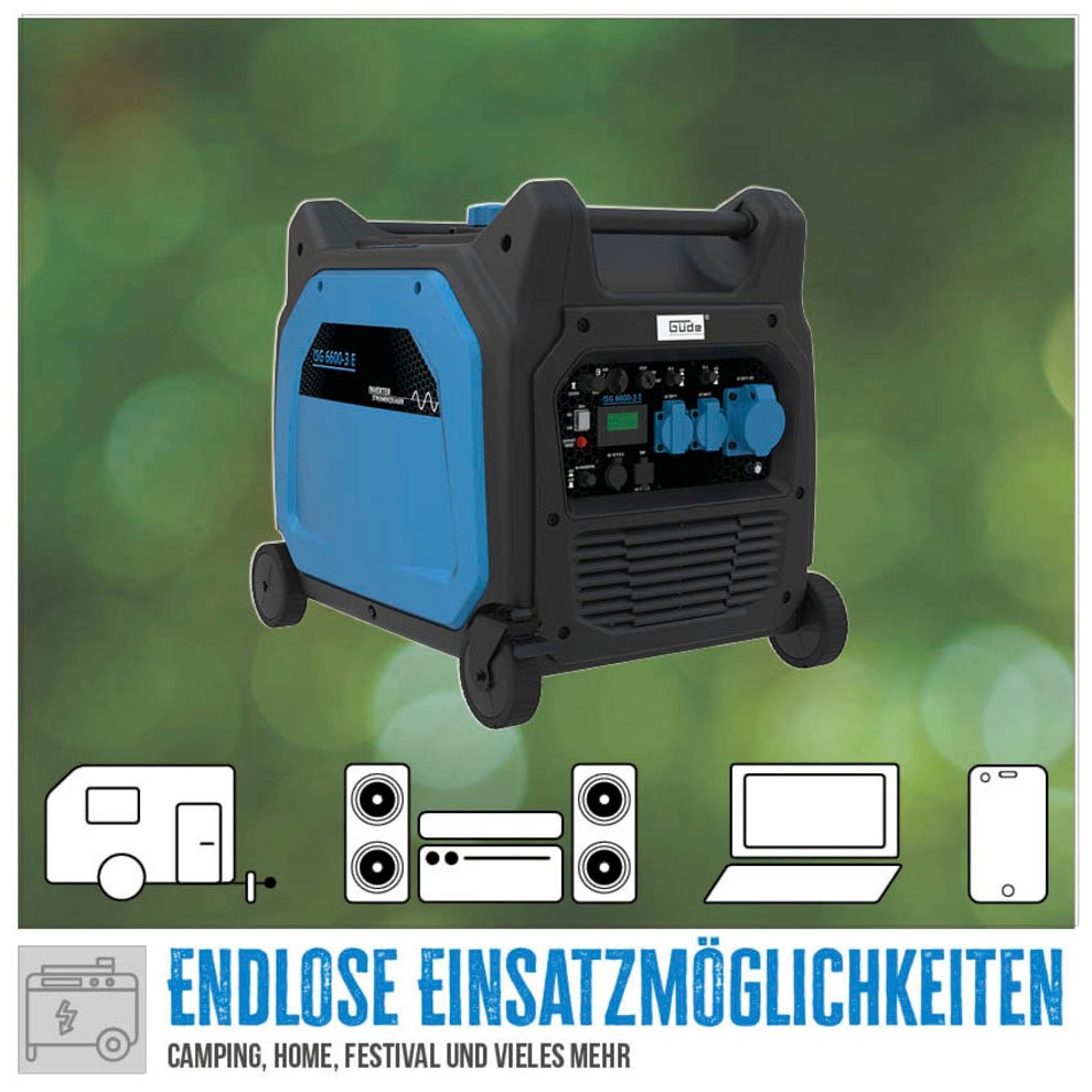 Güde Stromerzeuger »Inverter »ISG 6600-3 E««