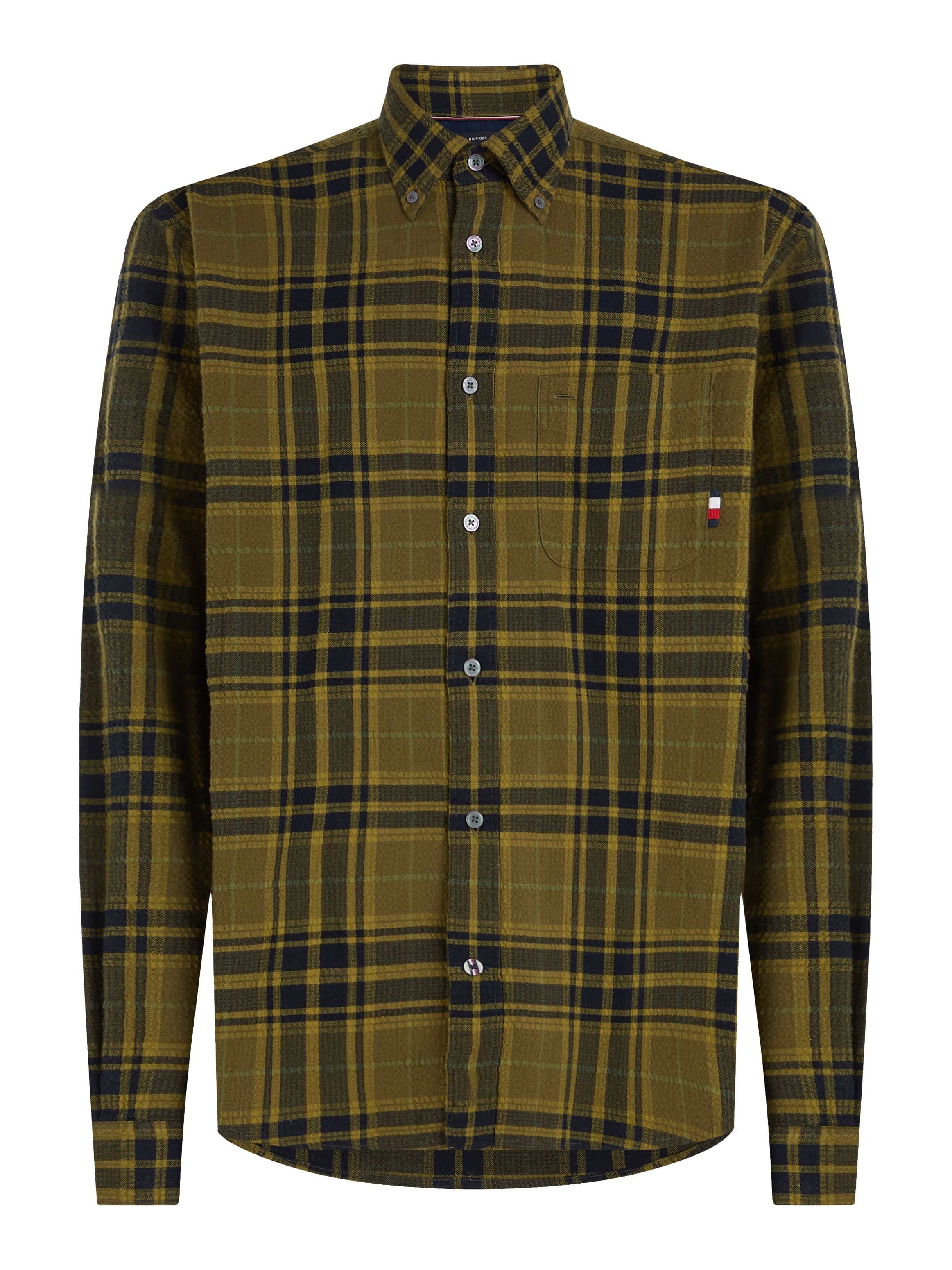 Tommy Hilfiger Langarmhemd »TONAL TARTAN SHIRT«