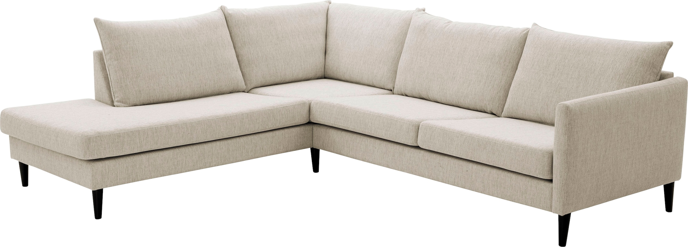 ATLANTIC home collection Ecksofa »Rekvik L-Form«, mit Wellenunterfederung, günstig online kaufen