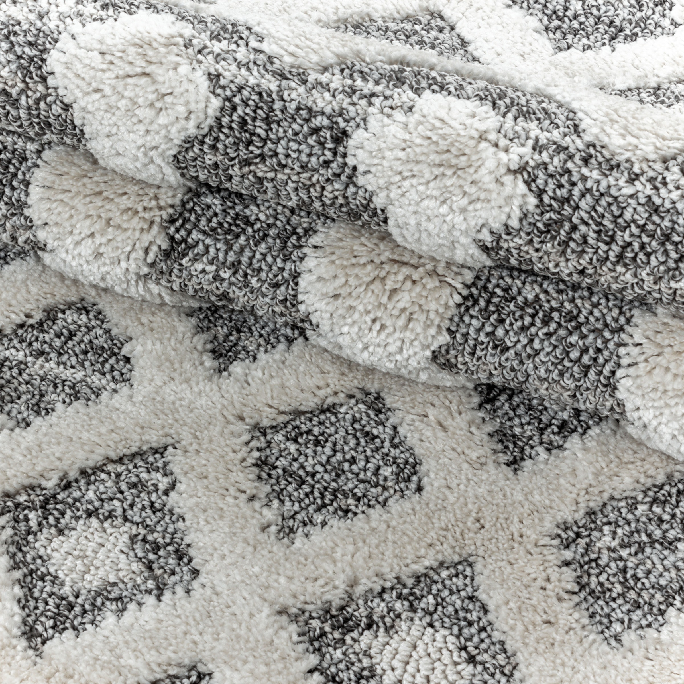 Ayyildiz Teppiche Teppich »PISA 4710«, rechteckig, 20 mm Höhe, Läufer, rund, Hoch Tief Struktur, Wohnzimmer,Schlafzimmer