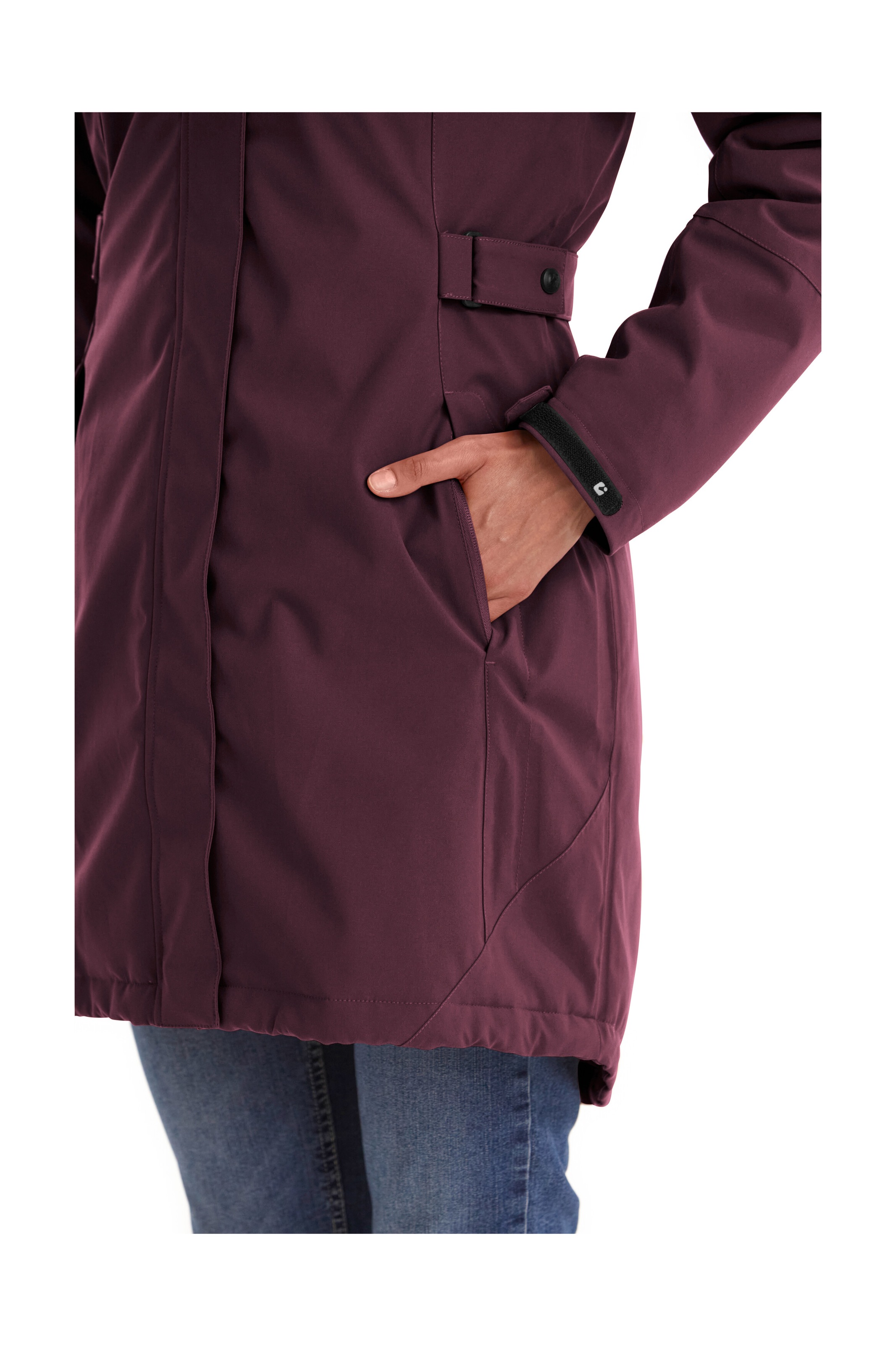 Killtec Parka »KOW 165 WMN PRK«, Wasser- und winddichter Parka mit Teddyfleece und abnehmbarer Kapuze