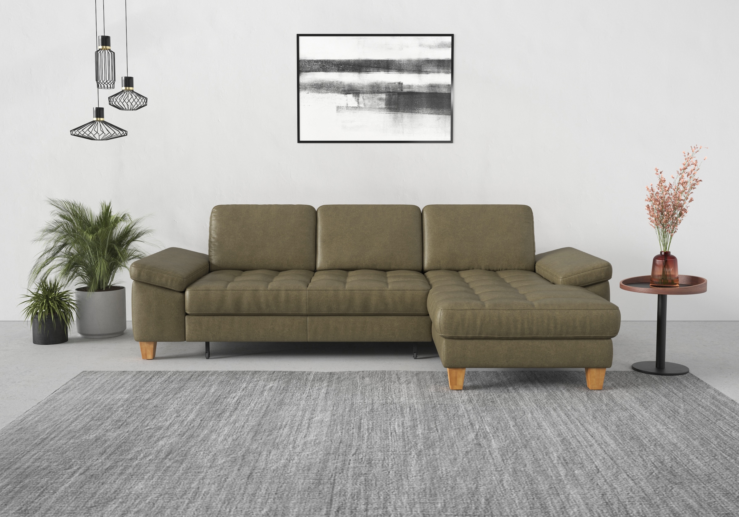 sit&more Ecksofa »Westham L-Form« mit Recamiere, mit oder ohne Bettfunktion günstig online kaufen