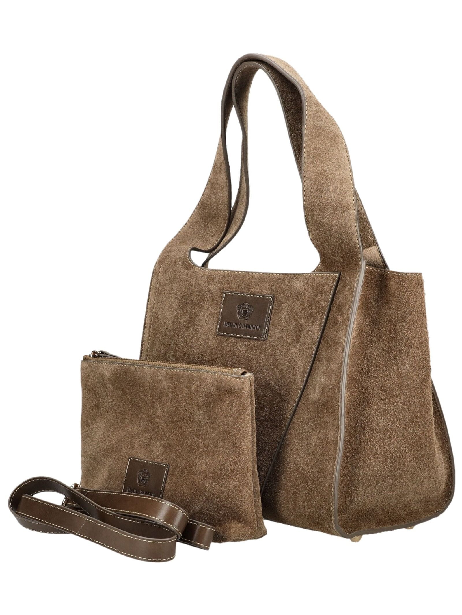 Melvin & Hamilton Henkeltasche »Melvin & Hamilton Taschen Veloursleder«