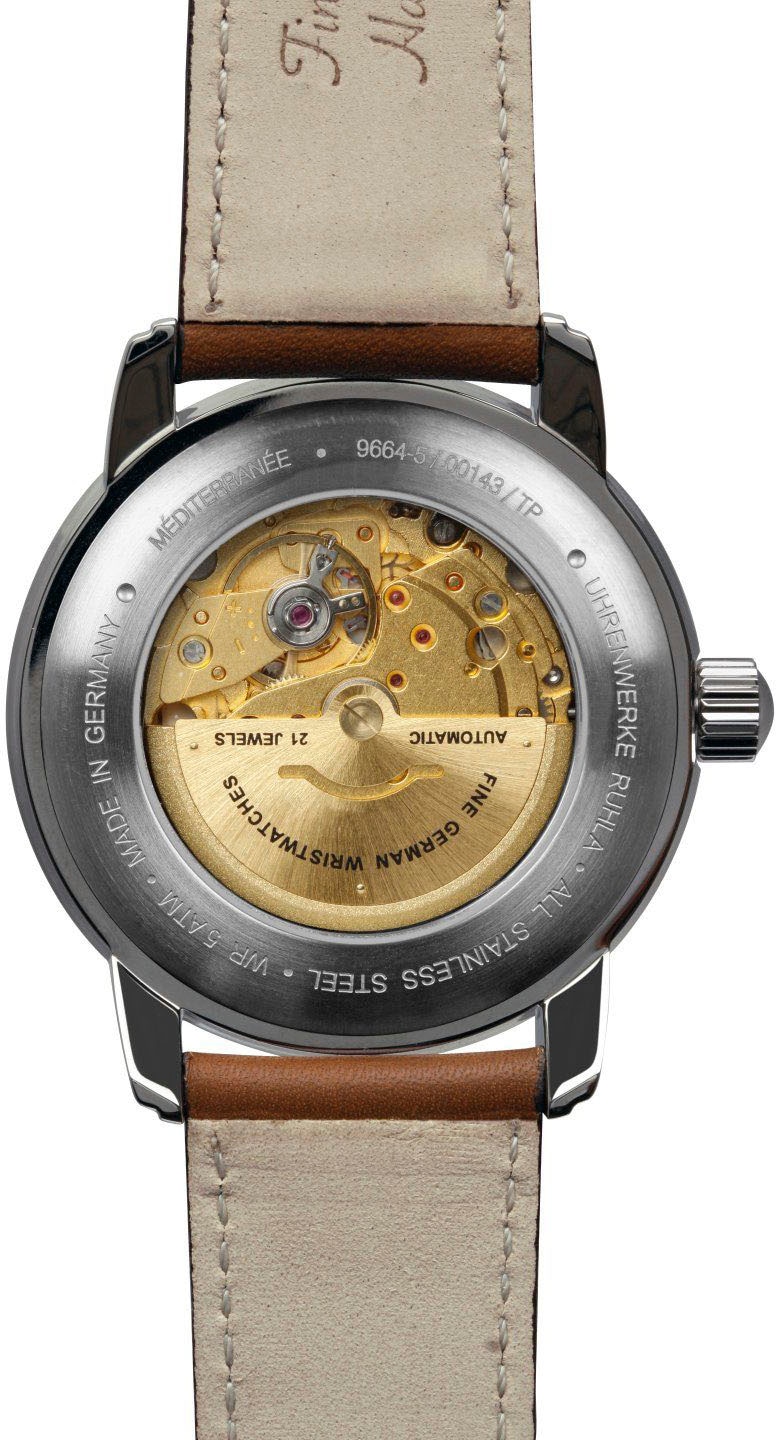 ZEPPELIN Automatikuhr »Méditerranée 1921«, Mechanische Uhr, Armbanduhr, Herrenuhr, Datum, Made in Germany
