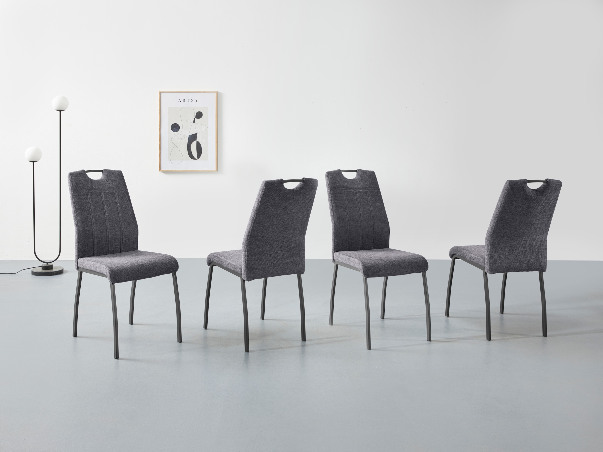 HELA Esszimmerstuhl »ELIF« (Set) 4 Stk.140 Kg Belastbar, Küchenstuhl günstig online kaufen