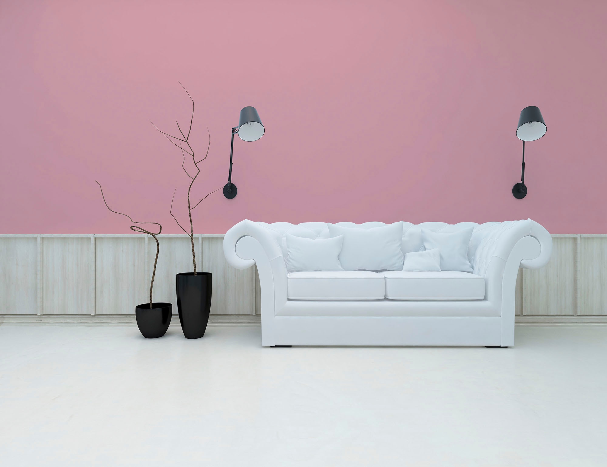A.S. Création Wandfarbe »Premium Innenwandfarbe PURO Tuchmatt peachy pink« ideal für Wohnzimmer, Schlafzimmer, Flur und Küche, Farbwelt Pink