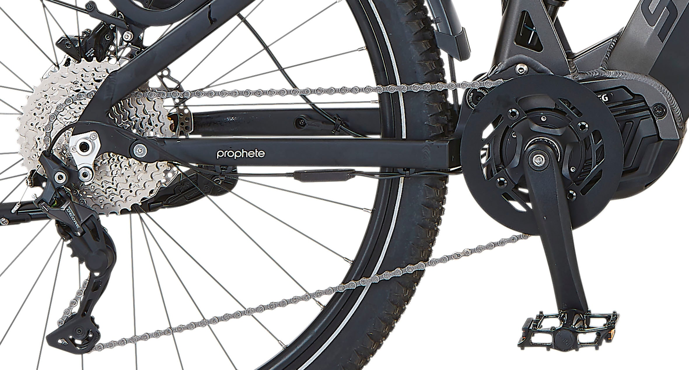 Prophete E-Bike »Stack 5.8«, 10 Gang, Shimano, Deore, Mittelmotor 250 W