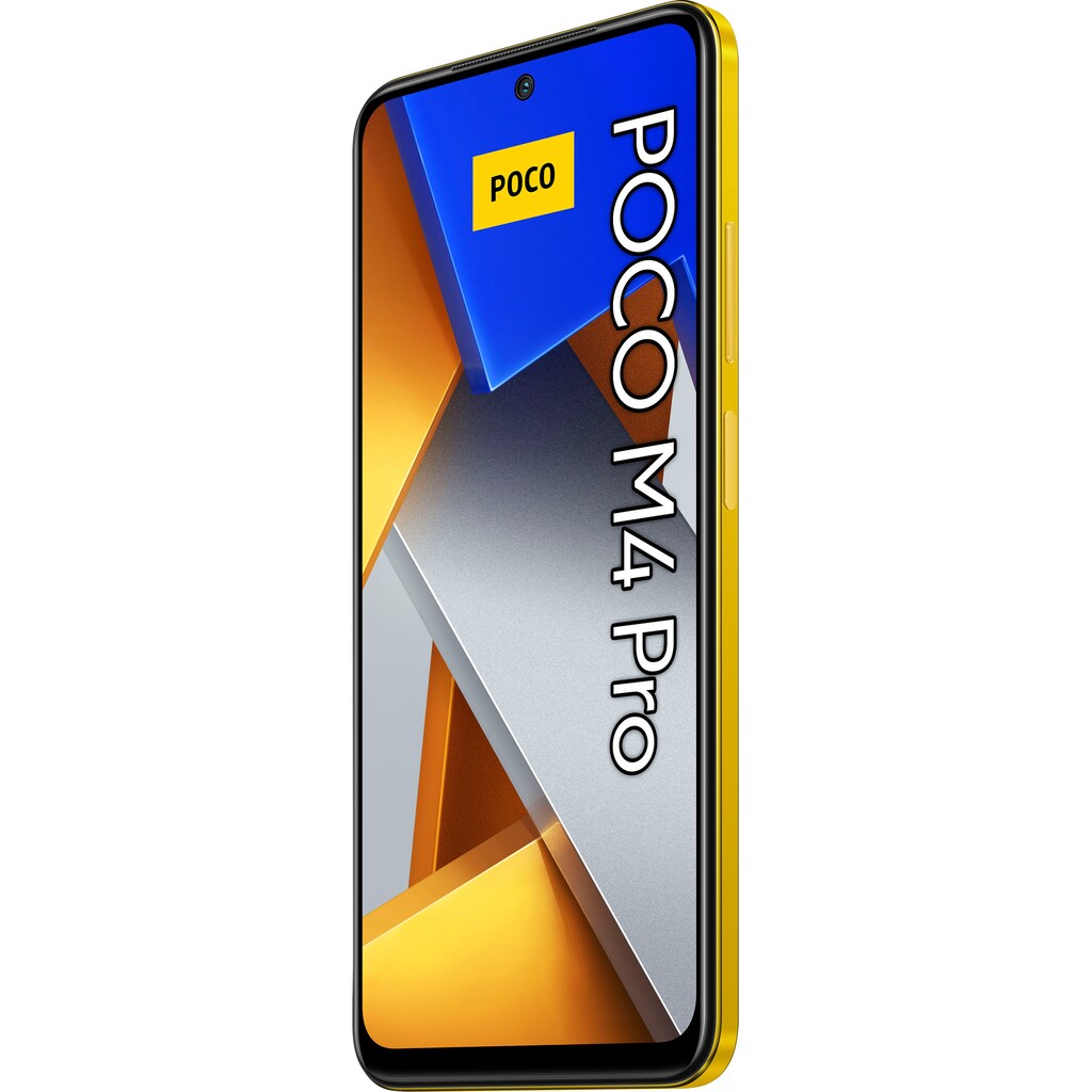 Xiaomi Smartphone »POCO M4 Pro«, POCO Yellow, 16,33 cm/6,43 Zoll, 128 GB Speicherplatz, 64 MP Kamera