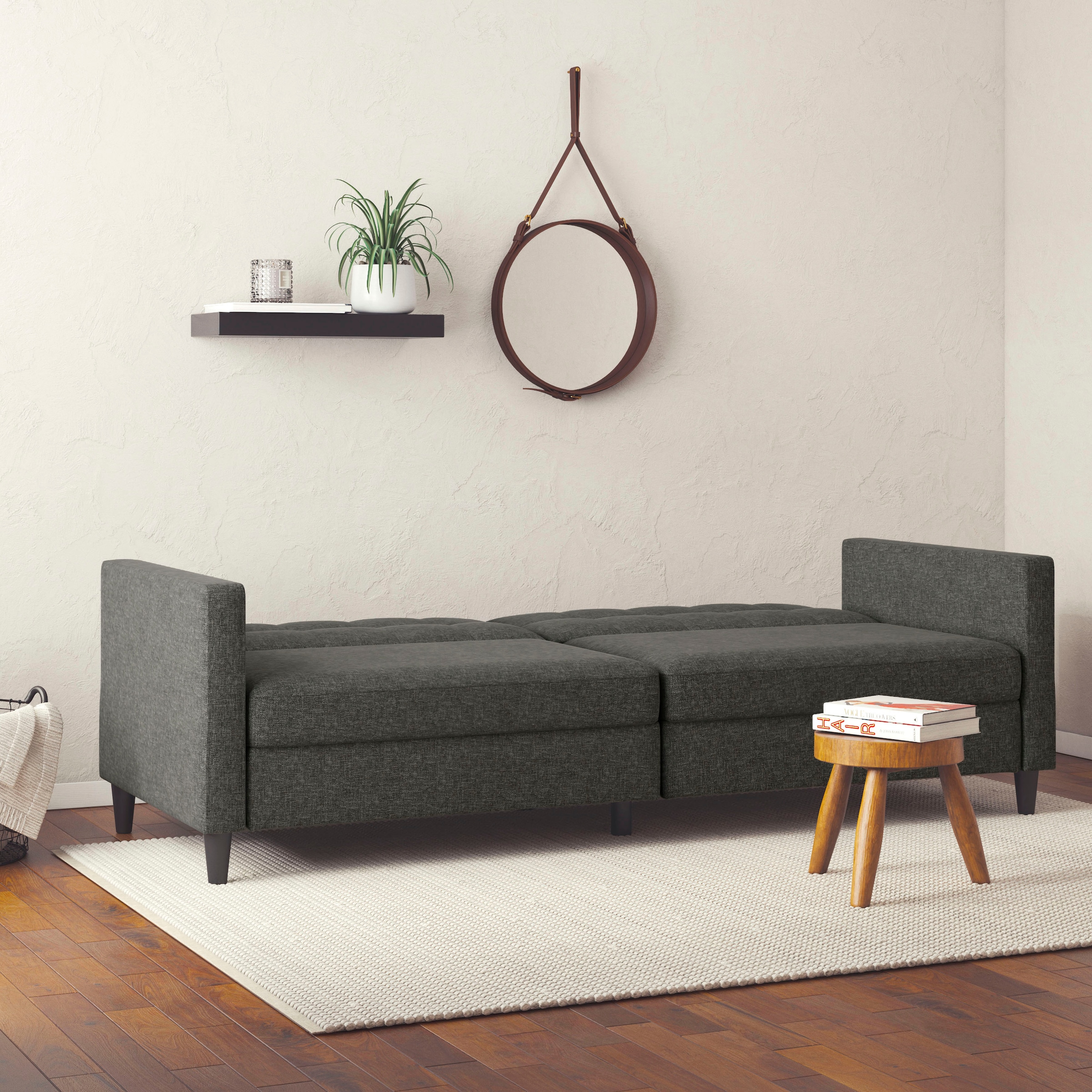 Dorel Home 3-Sitzer »Hartford II«, Bettfunktion, Rückenlehne 2-teilig, 3-fach verstellbar, Sitzhöhe 43 cm