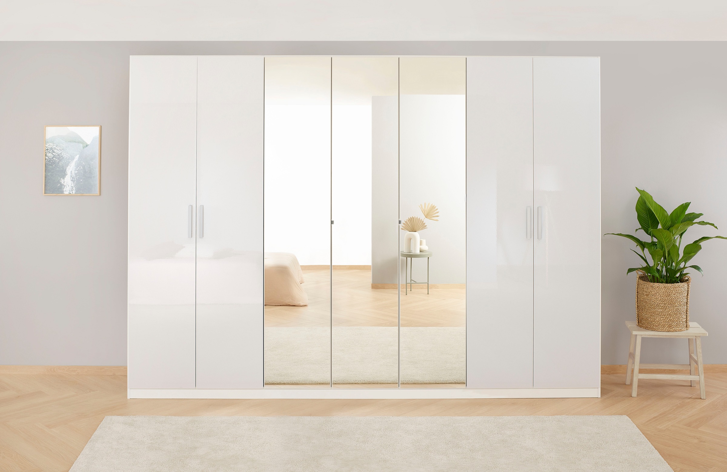 rauch Drehtürenschrank »Kleiderschrank Schrank Garderobe KOLUNA Hochglanz-F günstig online kaufen