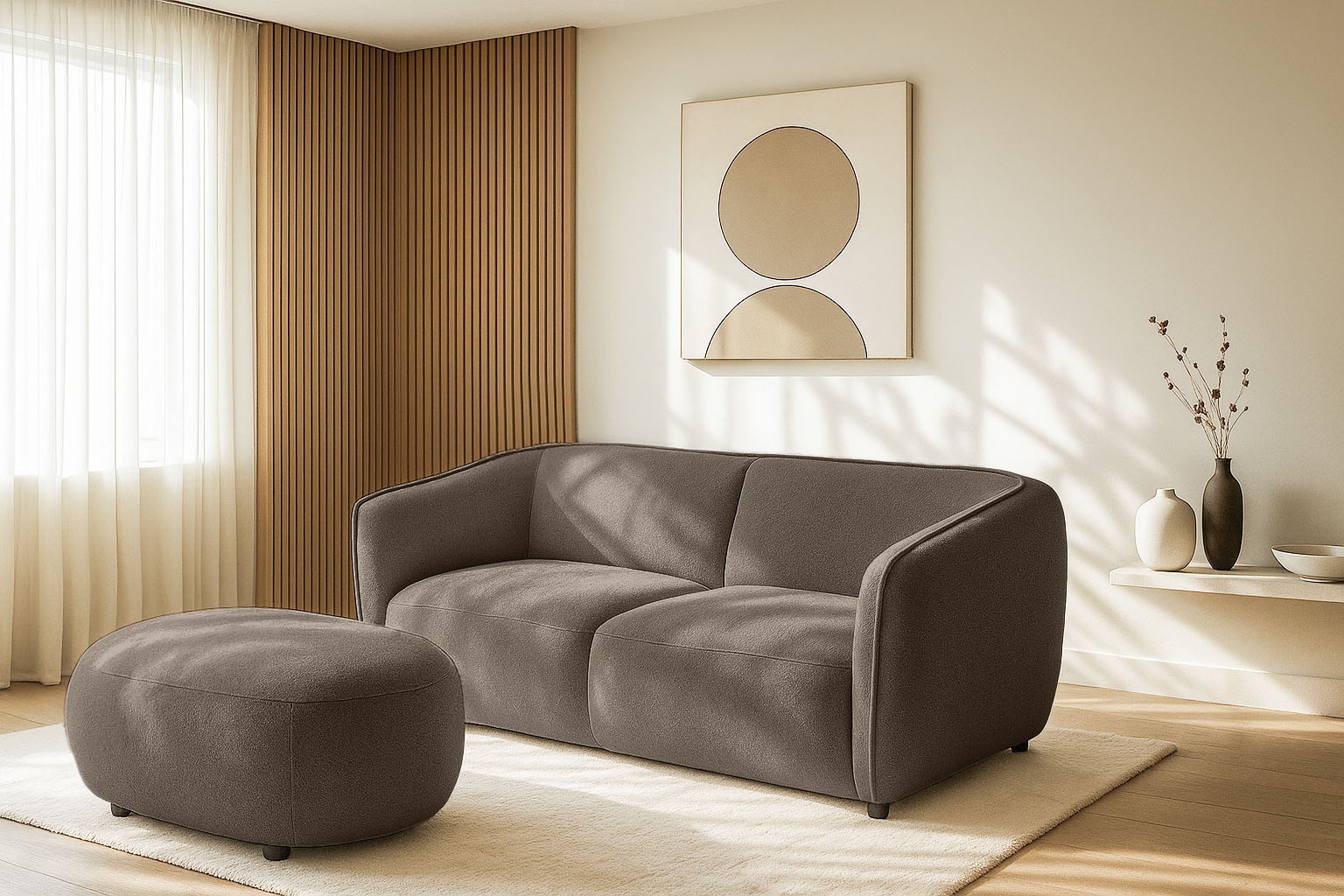 Home affaire 2,5-Sitzer »Ostrup« schlichtes modernes Design, in verschiedenen Farben