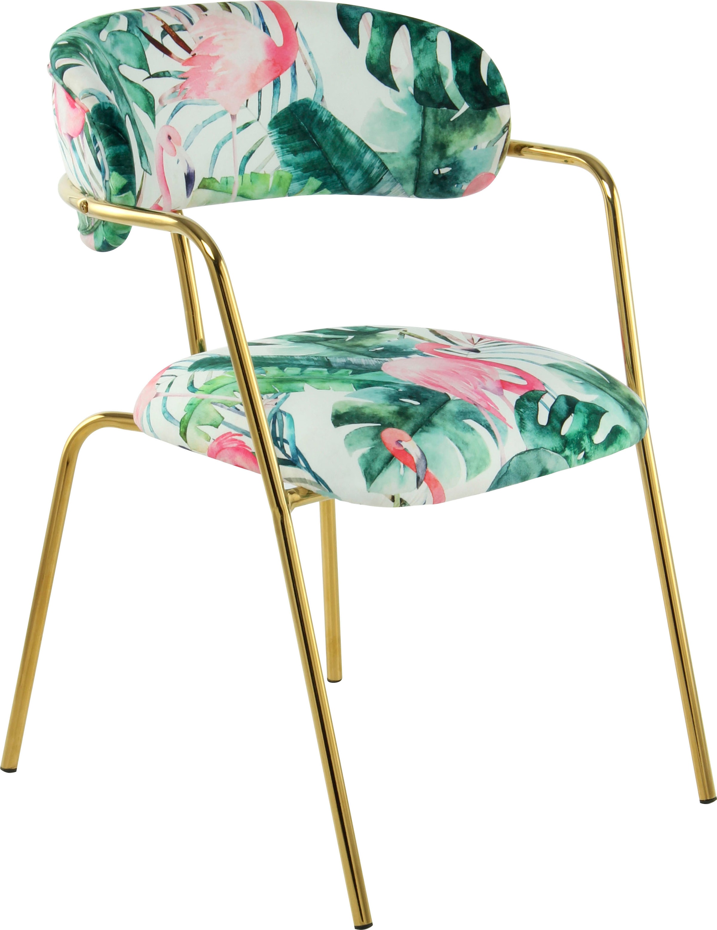 Kayoom Stuhl »Forest 425 2er-Set, samtweicher Bezug mit hohem Sitzkomfort«, (Set), 2 St., Samtoptik, elegant, gute Stabilität durch hochwertige Verarbeitung