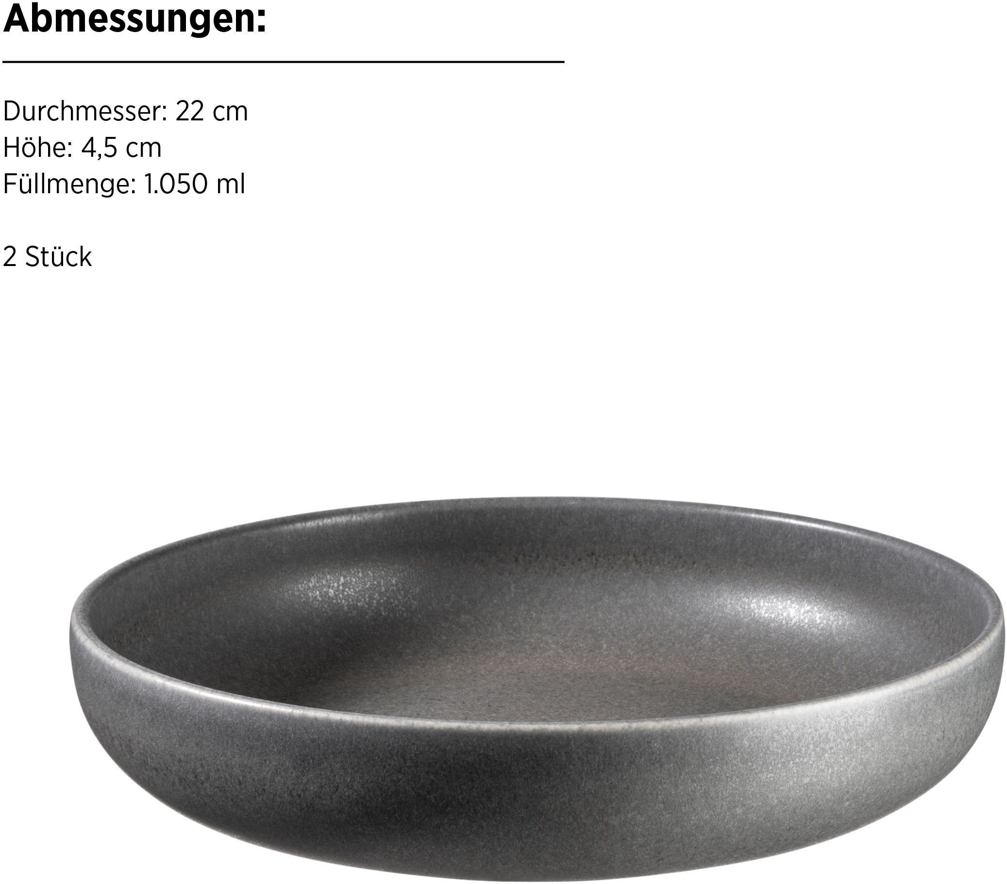 MÄSER Kombiservice »UNICO, Kombi-Service, Steinzeug«, (Set, 8 tlg.), Geschirr-Set, Service