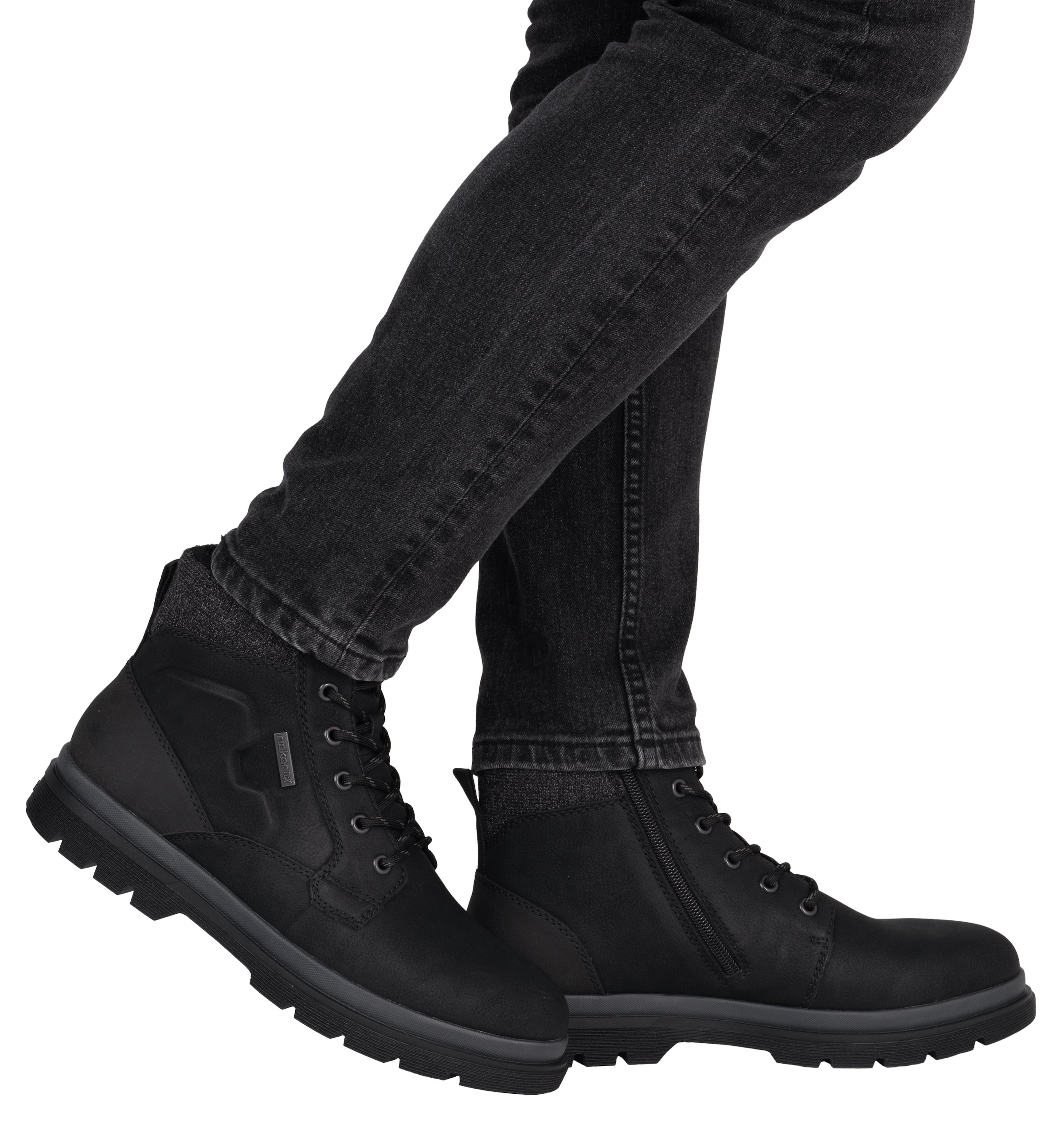 Rieker Winterstiefelette, Winterboots, Schnürboots mit Innenreißverschluss und RiekerTex