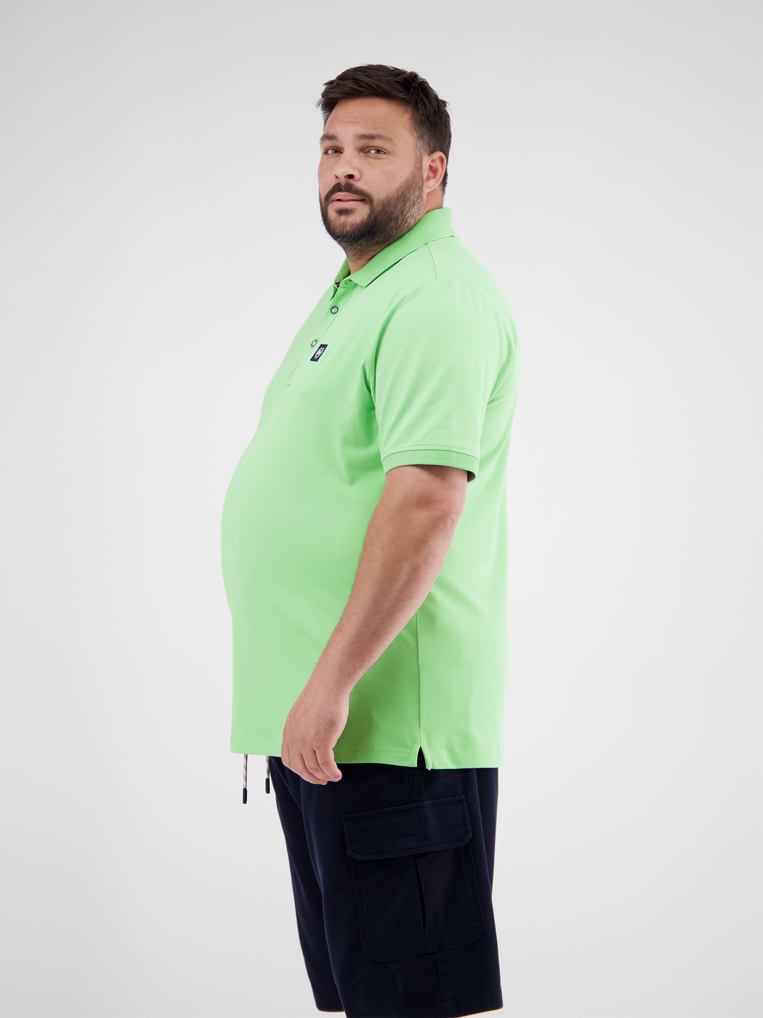 LERROS Poloshirt »Poloshirt in Übergrößen, bequem und sportiv«