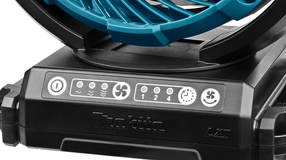 Makita Akku-Ventilator »»DCF102Z« 18V, 4,6 m³/min, 3,0 m/s, 3-stufig, ohne Akku und Ladegerät« kompakter, leistungsfähig, mit 3 Luftstromeinstellungen + Drehbewegung