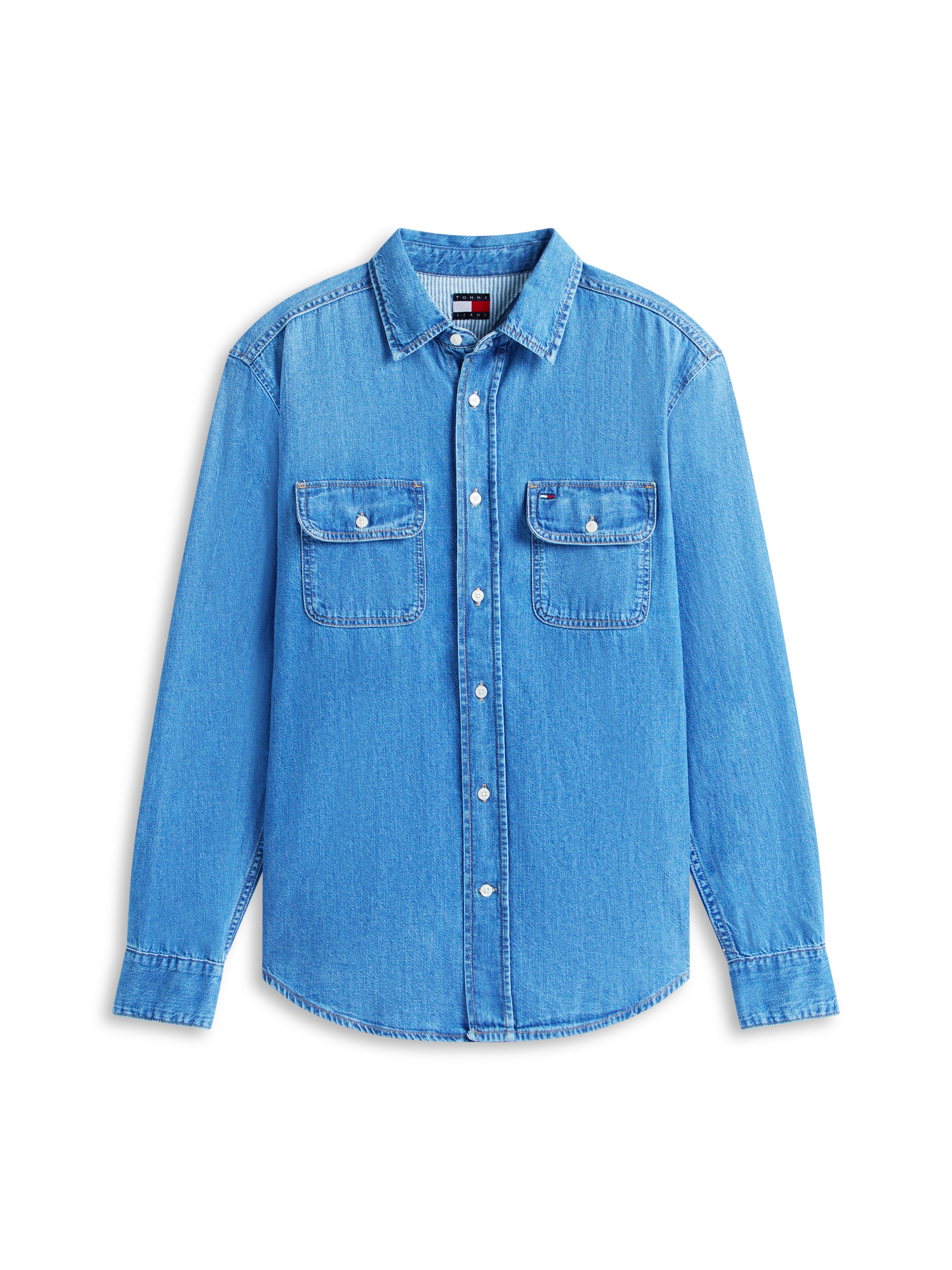 Tommy Jeans Jeanshemd »RELAXED DENIM SHIRT« Relaxed fit mit Brusttaschen