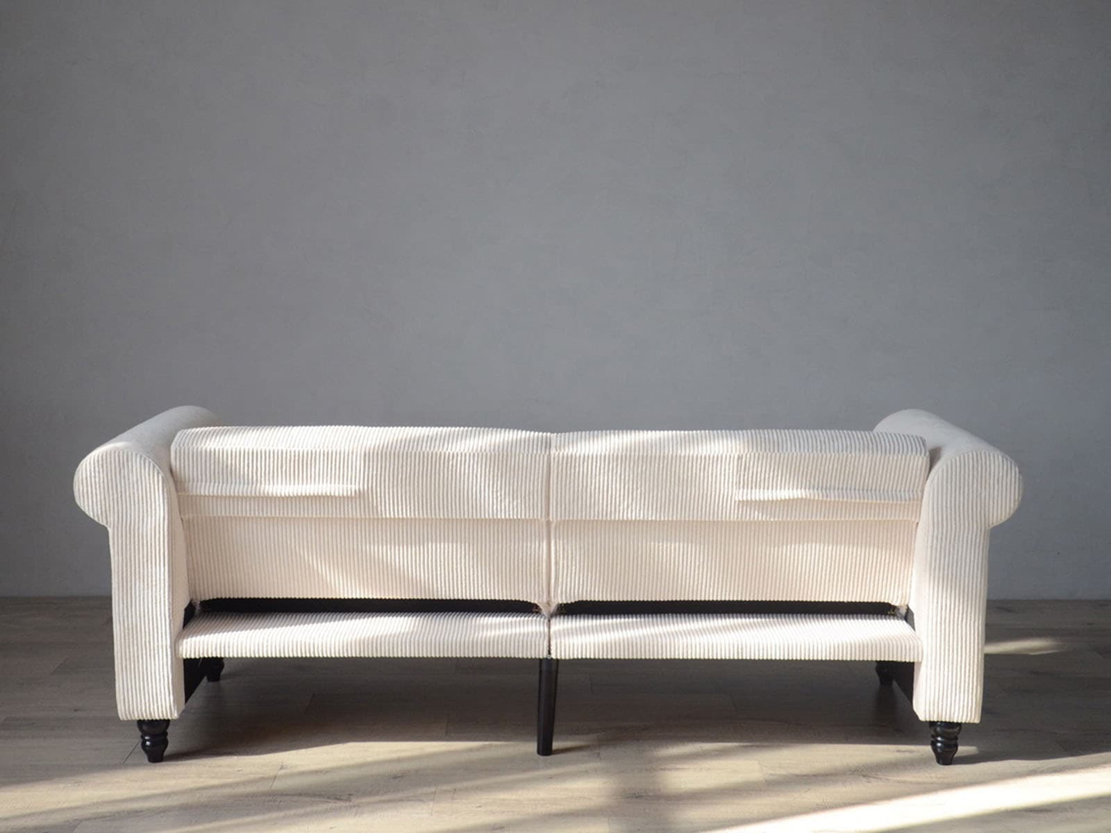Dorel Home 3-Sitzer »Felix II, Schlafsofa 236cm, (Liegefläche 108x190cm), Rückenlehne«, 3-fach verstellbar, Sitzhöhe 46 cm, Cord