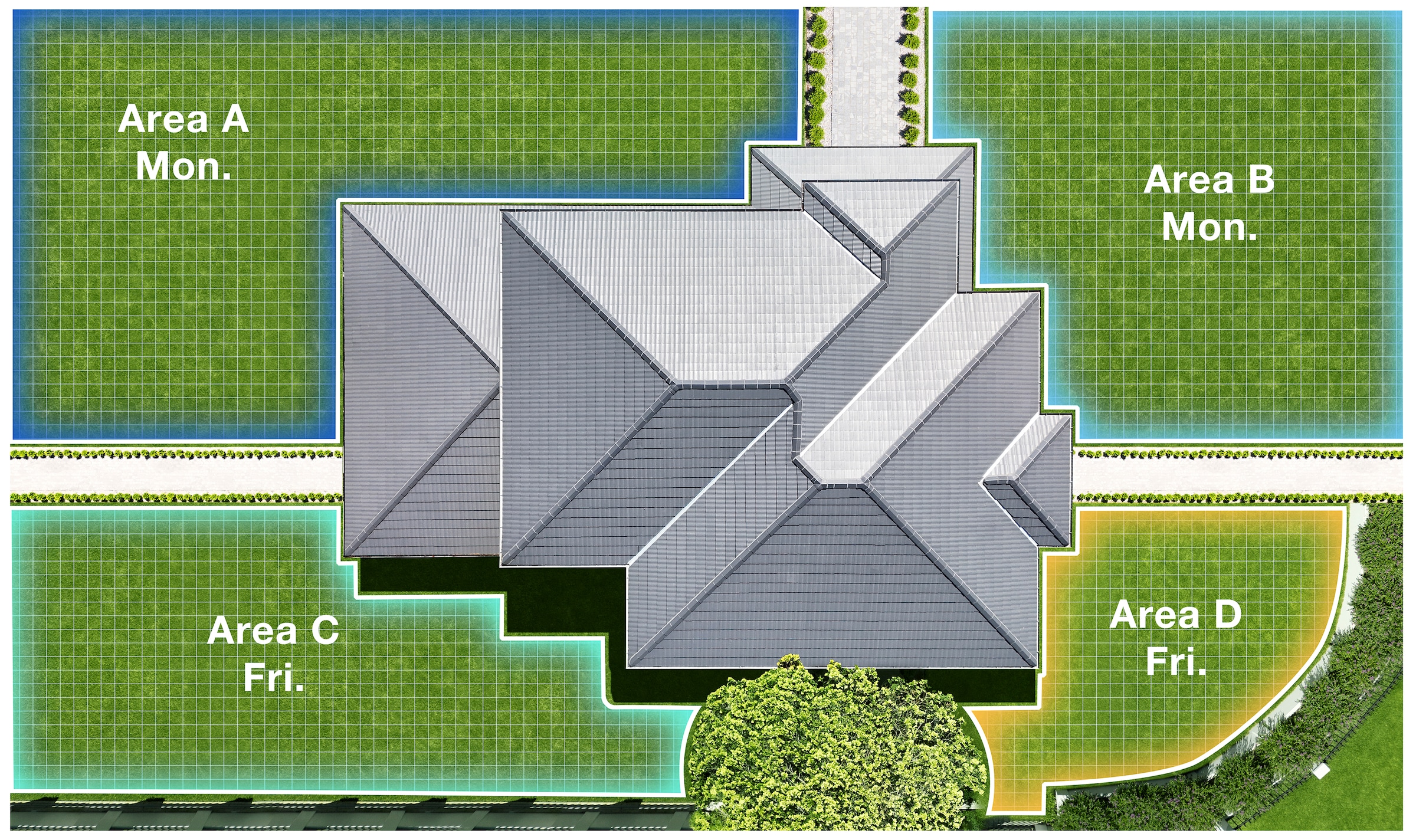 ECOVACS Rasenmähroboter »GOAT A1600 LiDAR PRO« Mäheffizienz von 400 m²/h, Trimmer (8500 rpm),   Dual-LiDAR Navigation, leistungsstarker 32-V Energieplattform