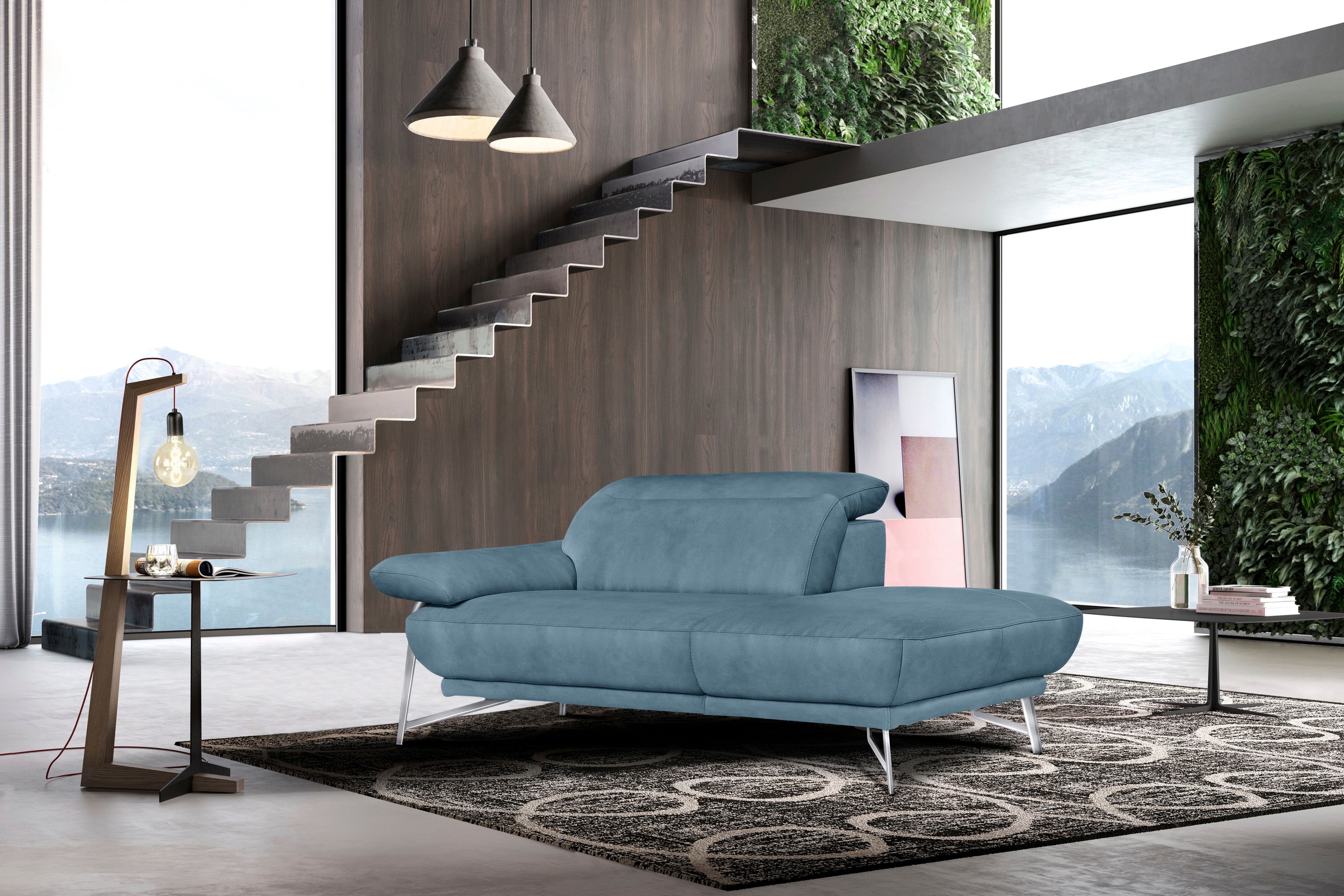 Egoitaliano Ottomane »Anais, erstklassiges Designsofa, Breite 179 cm, Fußfa günstig online kaufen