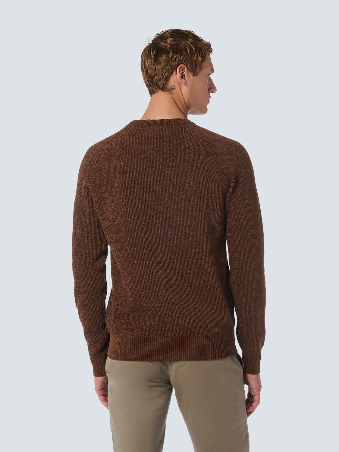 NO EXCESS Rundhalspullover »No Excess Chenillo-Crewneck-Pullover«