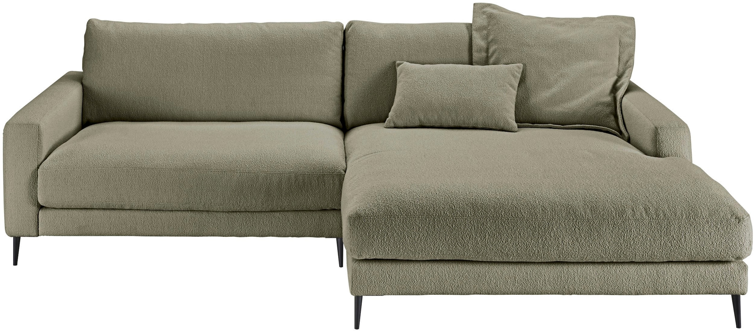 Home affaire Ecksofa »Downtown, B/T/H: 272/190/84 cm L-Form« weicher Sitzko günstig online kaufen