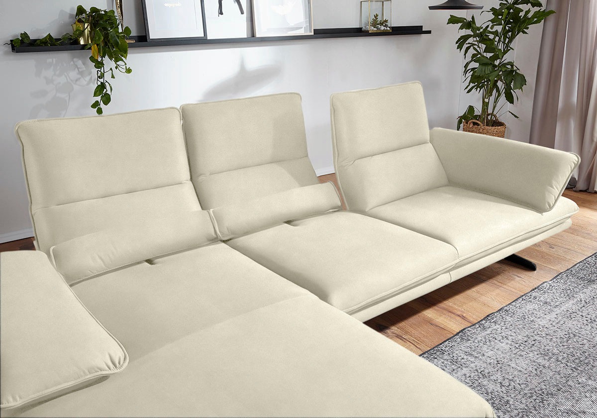 W.SCHILLIG Ecksofa »broadway, Designsofa mit tollem Sitzkomfort« Sitztiefen günstig online kaufen
