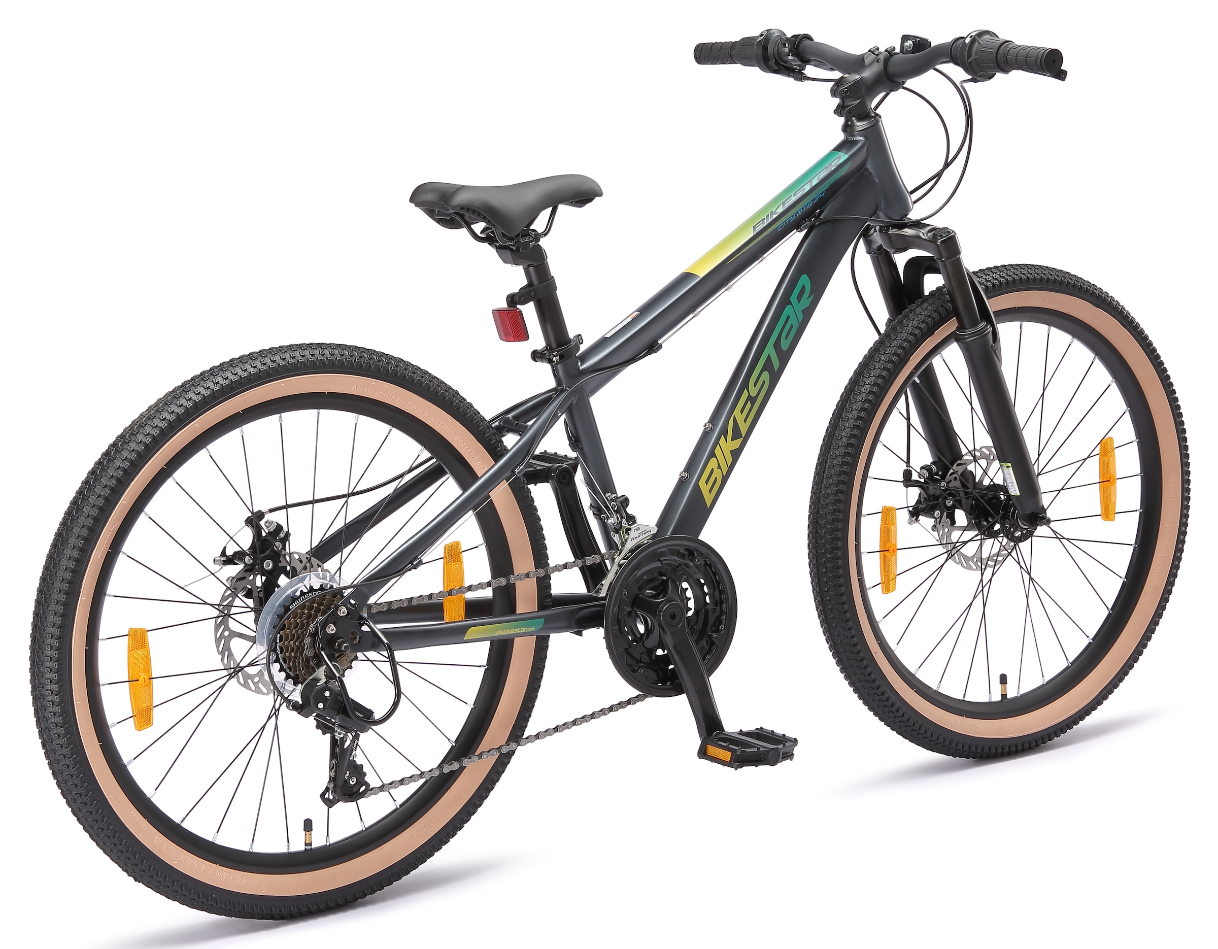 Bikestar Jugendfahrrad 21 Gang Shimano RD-TY21 Schaltwerk Kettenschaltung